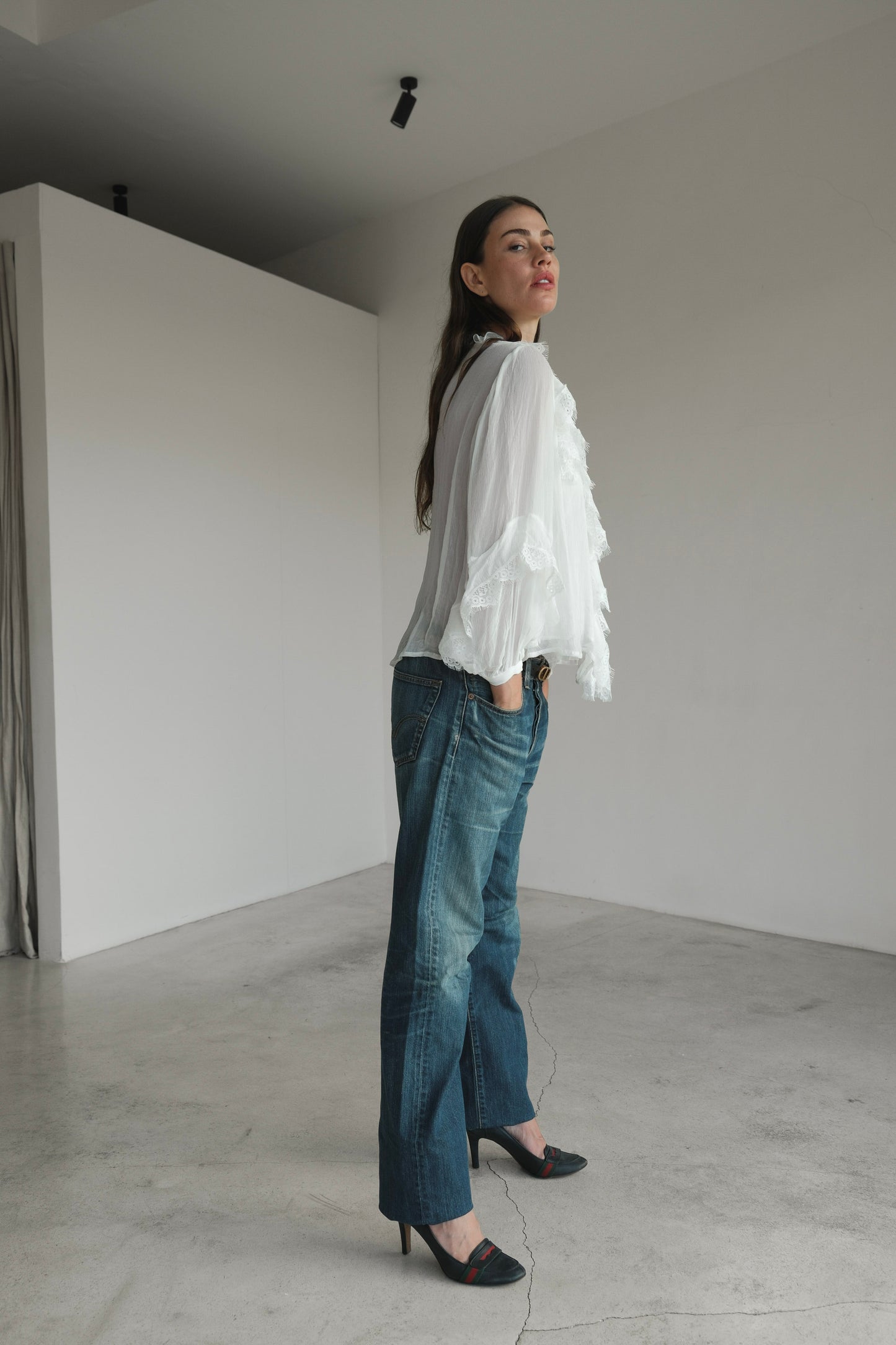 Aurora Ruffle Blouse - l u • c i e e