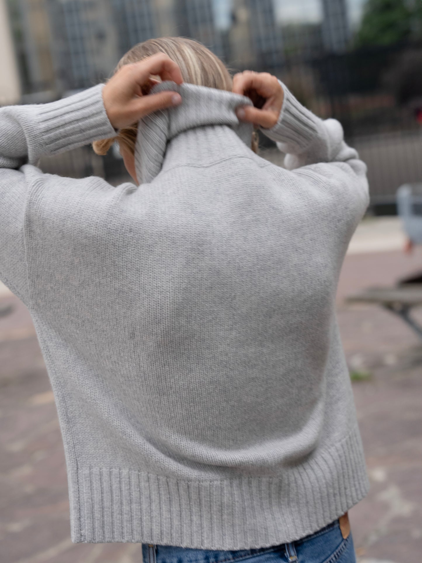 Merino Wool Neck Sweater