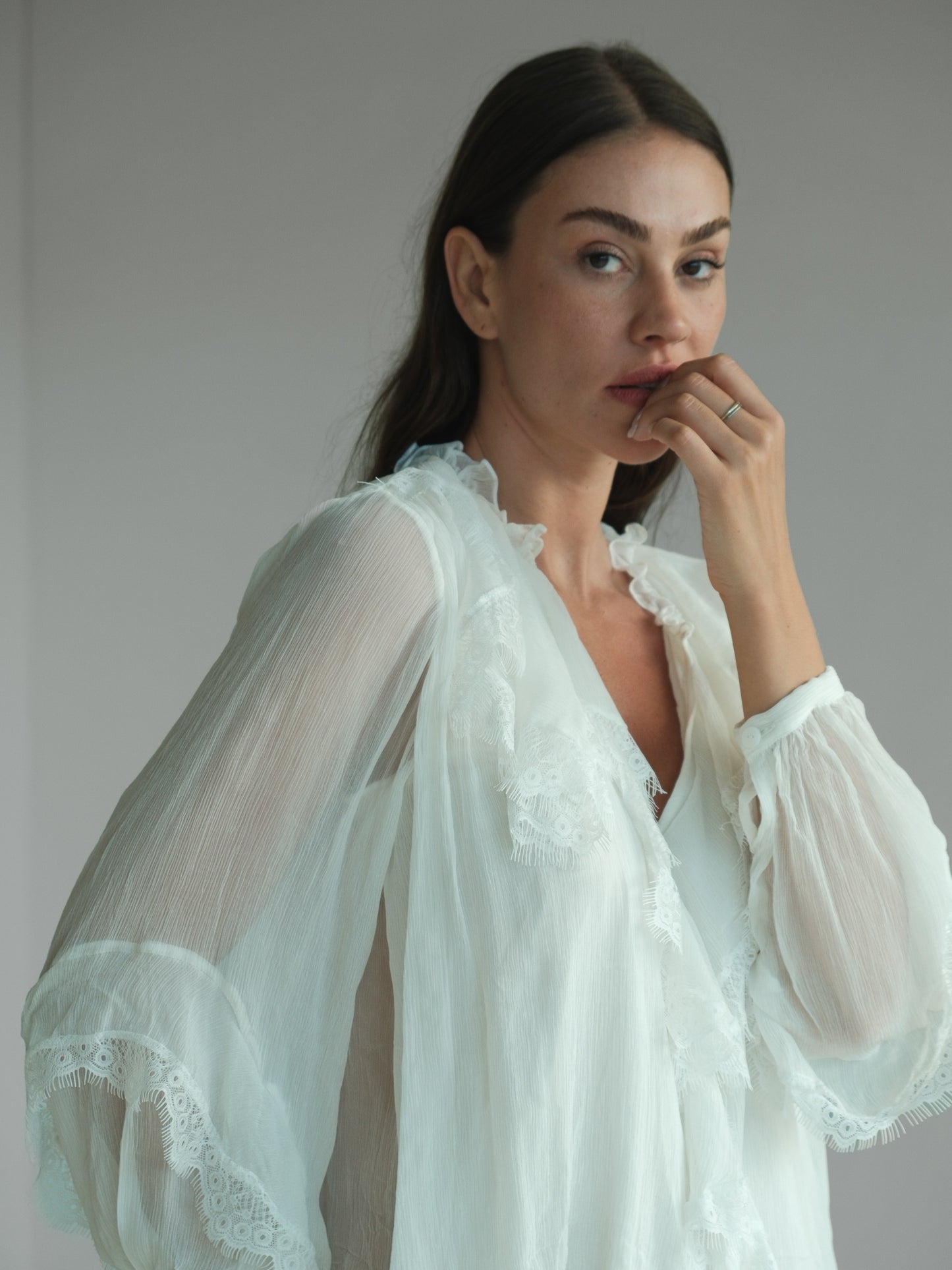 Aurora Ruffle Blouse