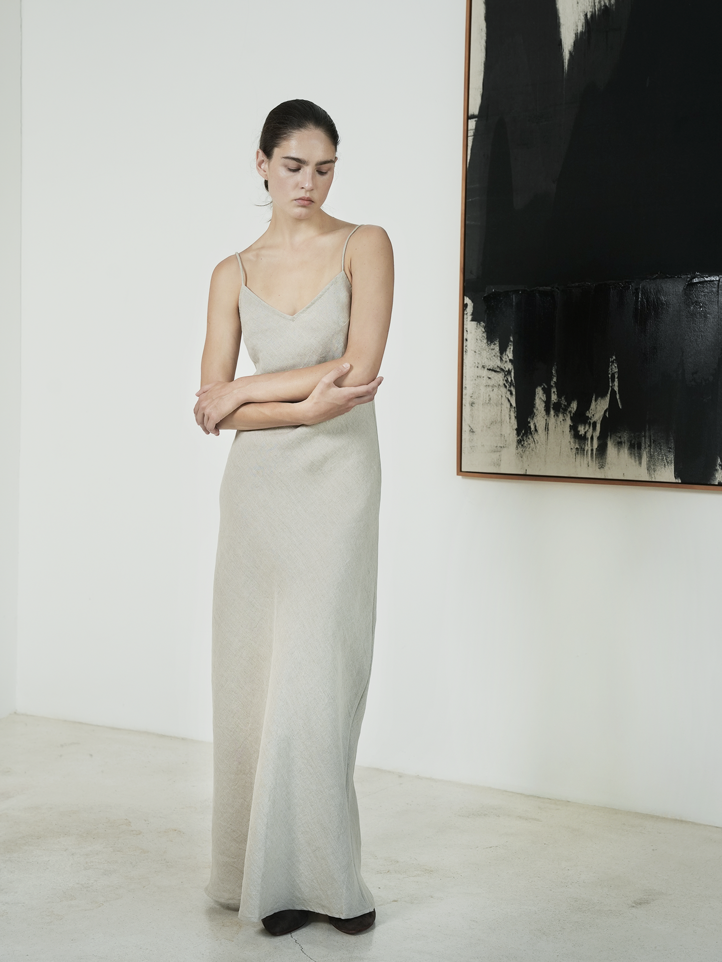 Linen Slip Dress