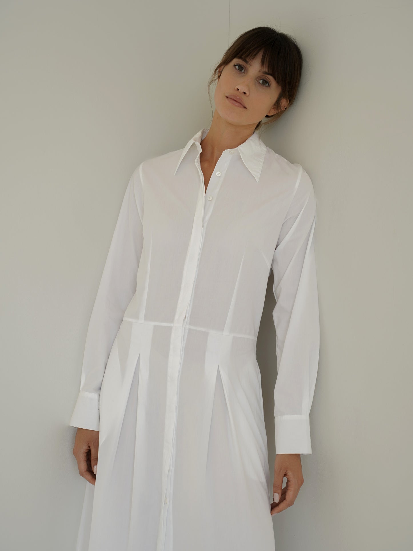 Callista Shirt Dress in Black - l u • c i e e