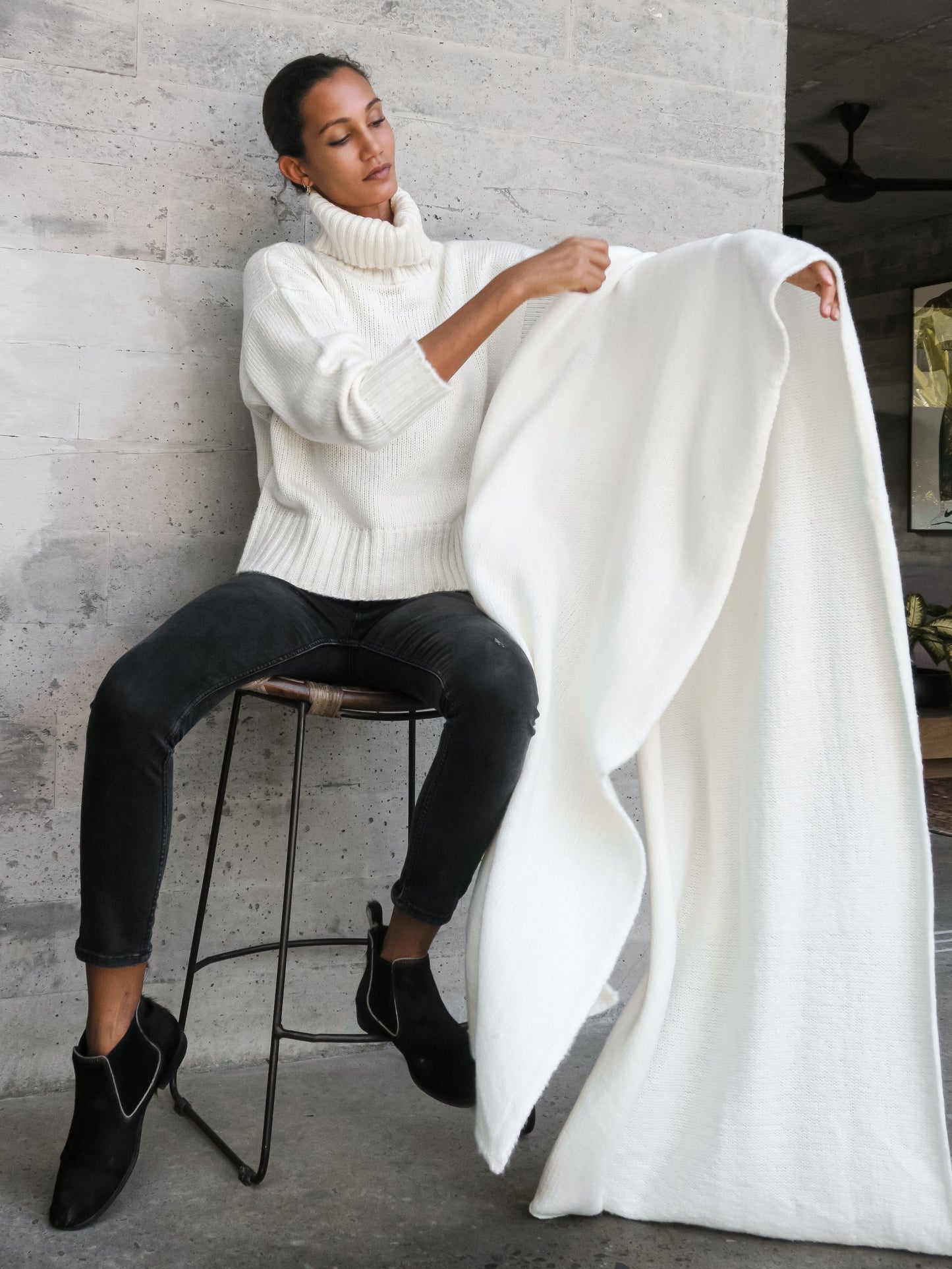 Berner Scarf In Army Green - l u • c i e e