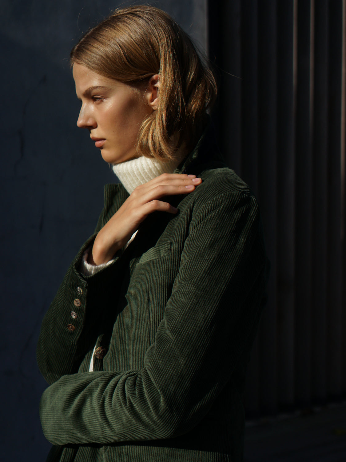 Corduroy Suit in Hunter Green - l u • c i e e
