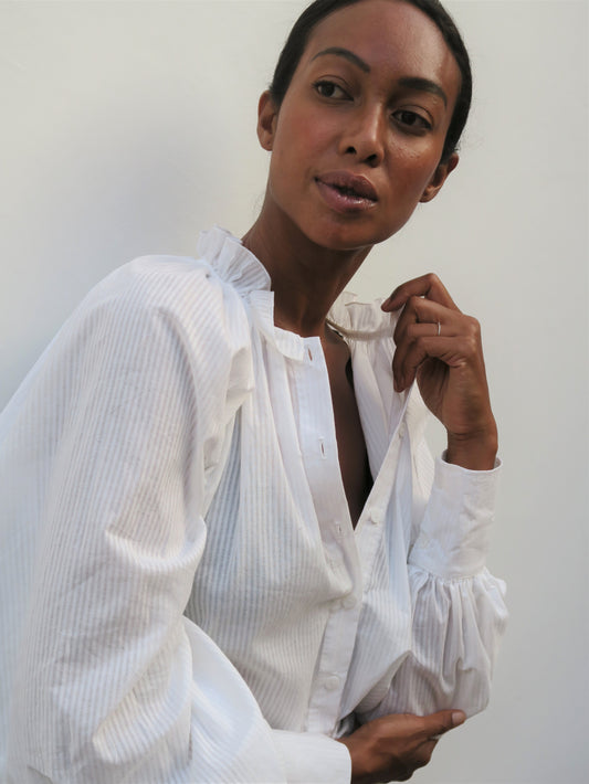 02 Amour Organic Blouse - l u • c i e e