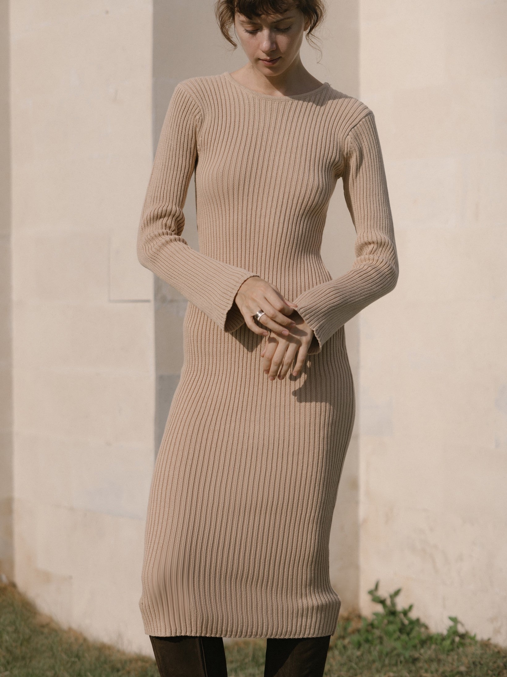 Sade Knit Dress S / Light Camel Sade Knit Dress S / Light Camel
