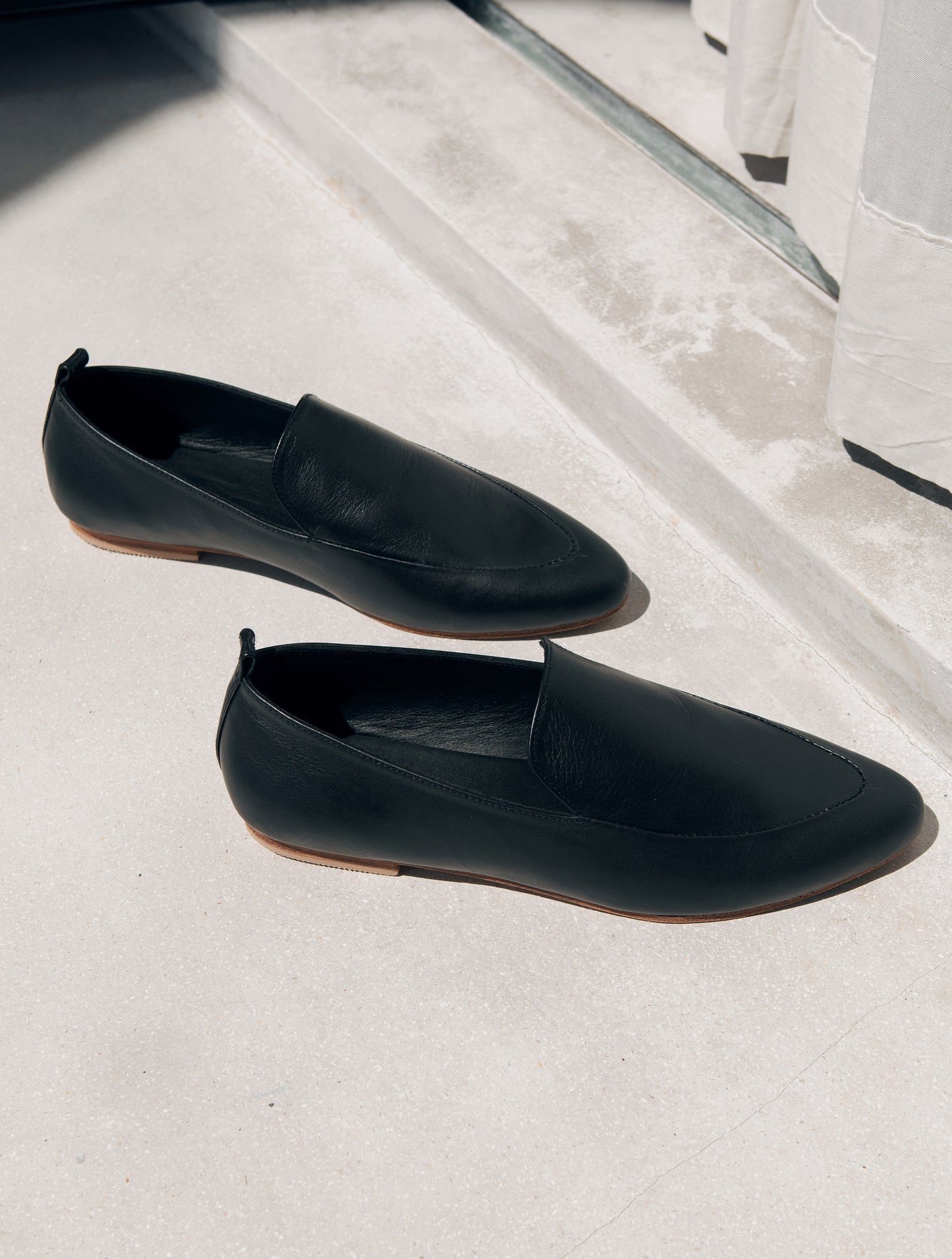 Love78 Leather Loafer in Black - l u • c i e e