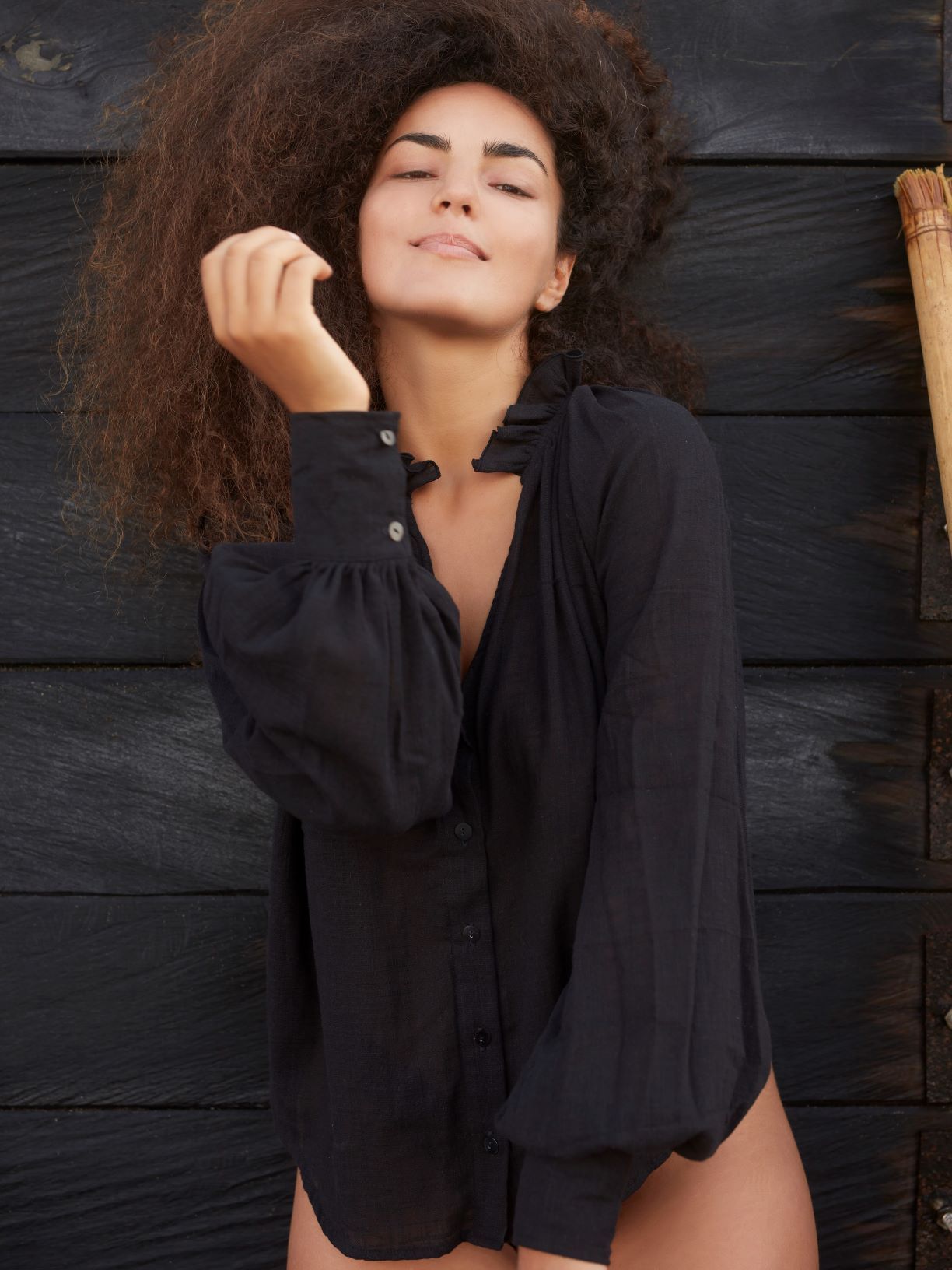 Daphne Blouse in Ecru - l u • c i e e