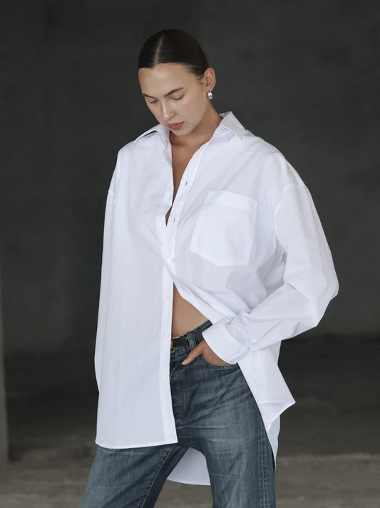 Cotton Poplin Men's Shirt - l u • c i e e