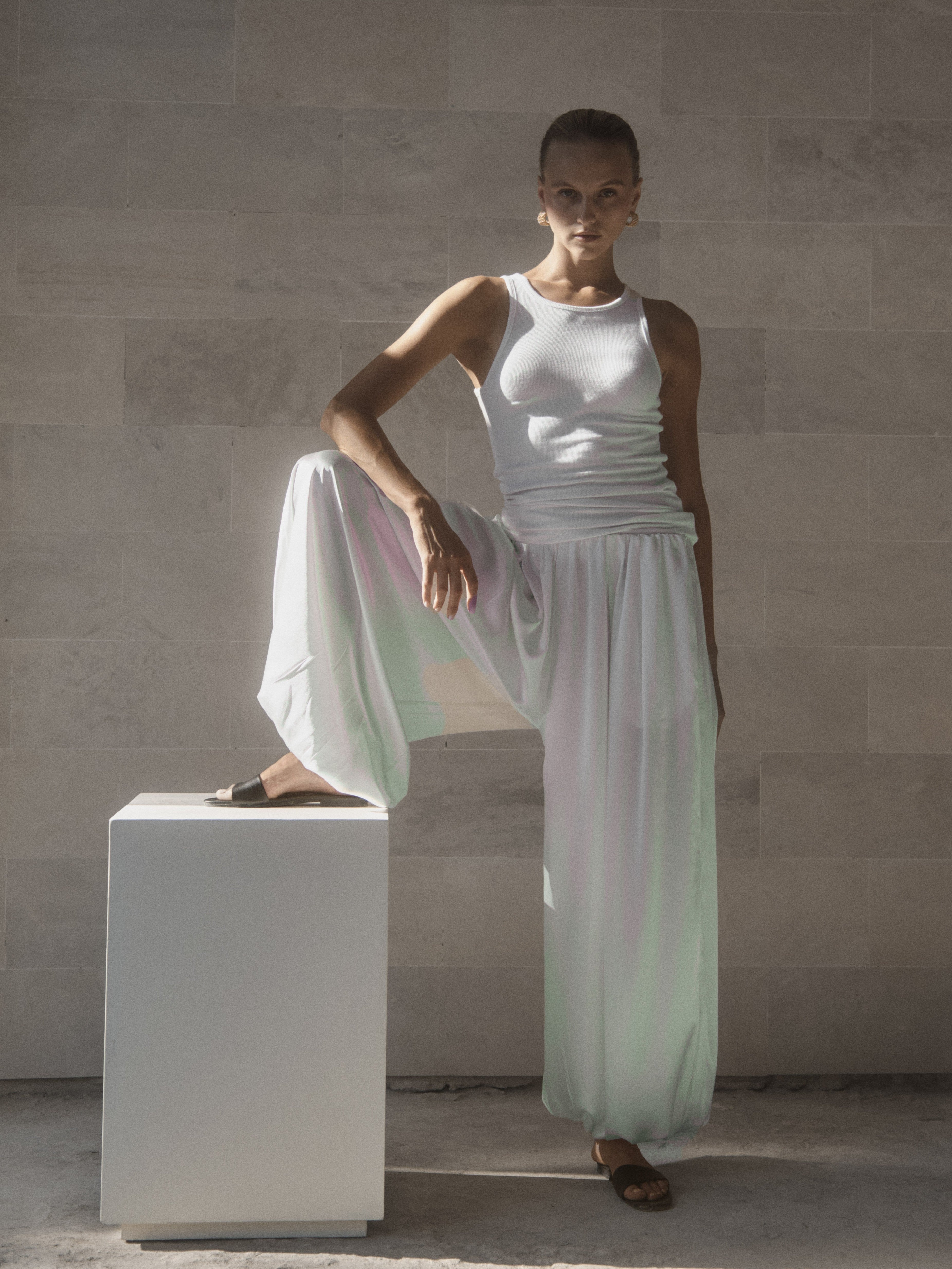 Mulberry Silk Balloon Pant - l u • c i e e