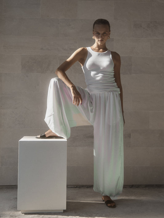 Mulberry Silk Balloon Pant - l u • c i e e