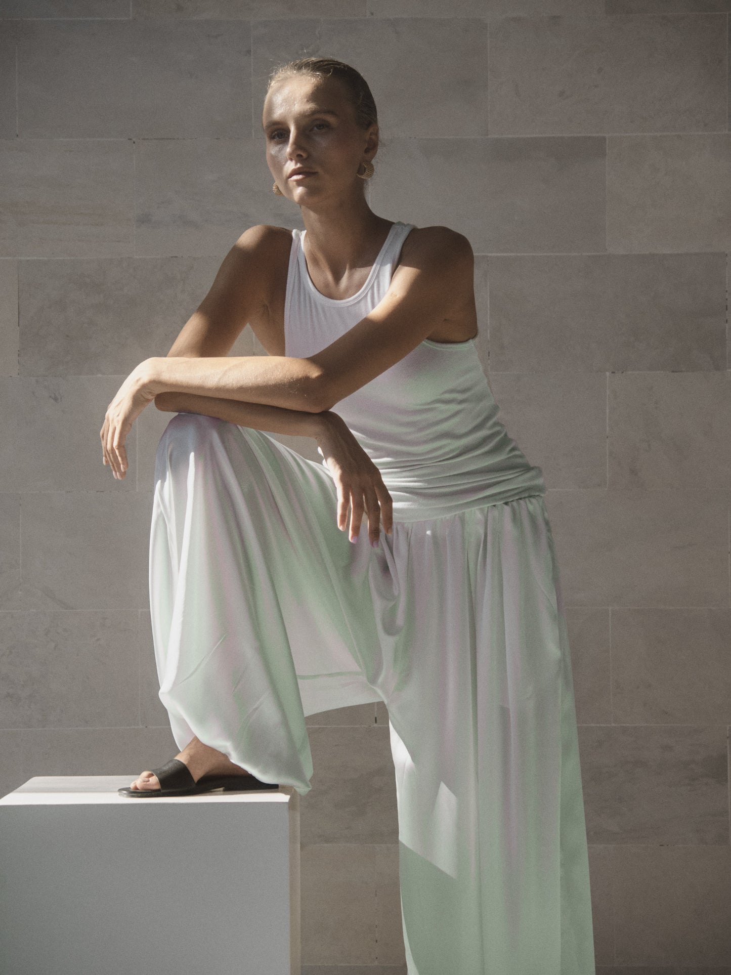 Mulberry Silk Balloon Pant - l u • c i e e