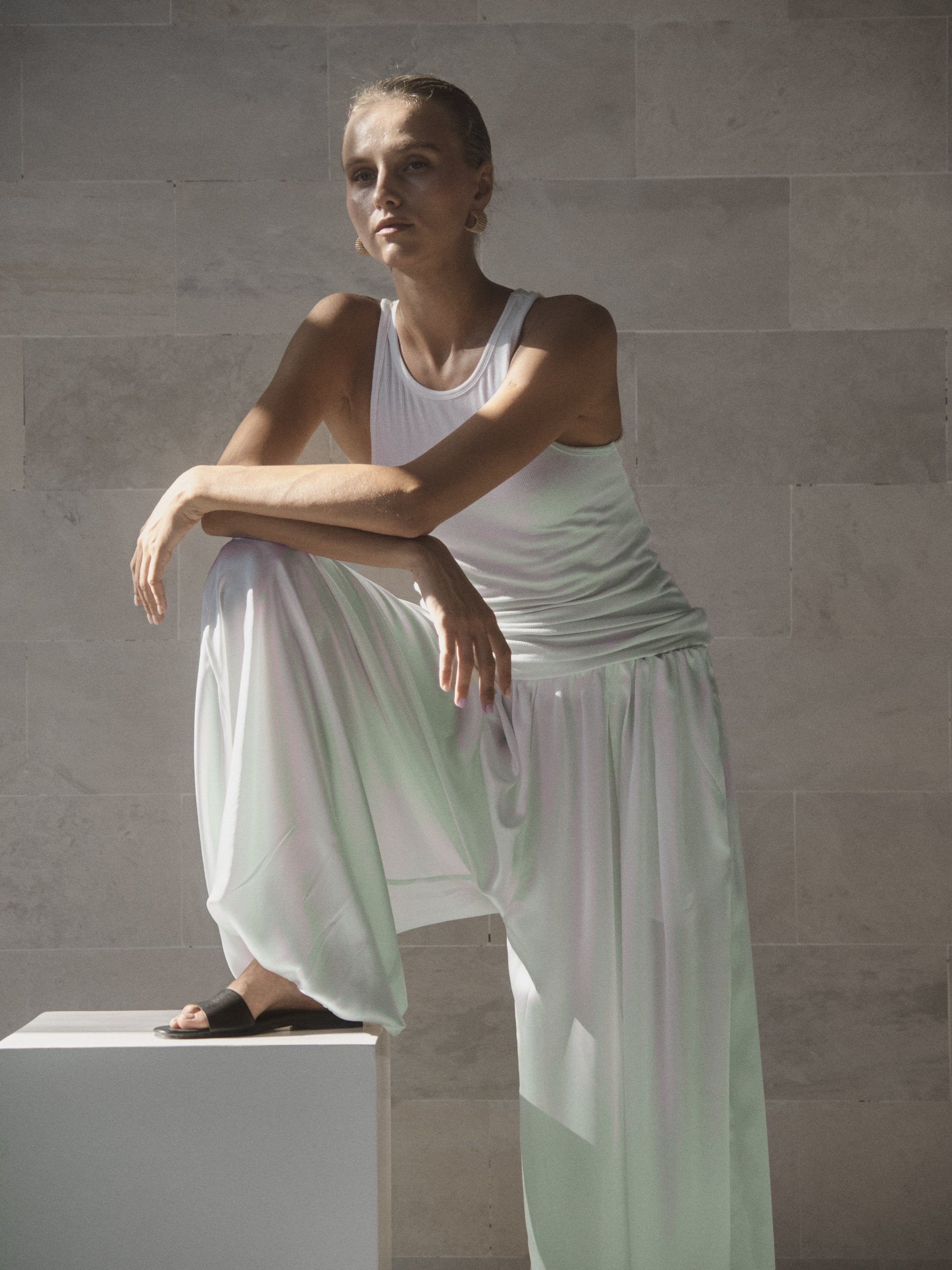 Mulberry Silk Balloon Pant - l u • c i e e