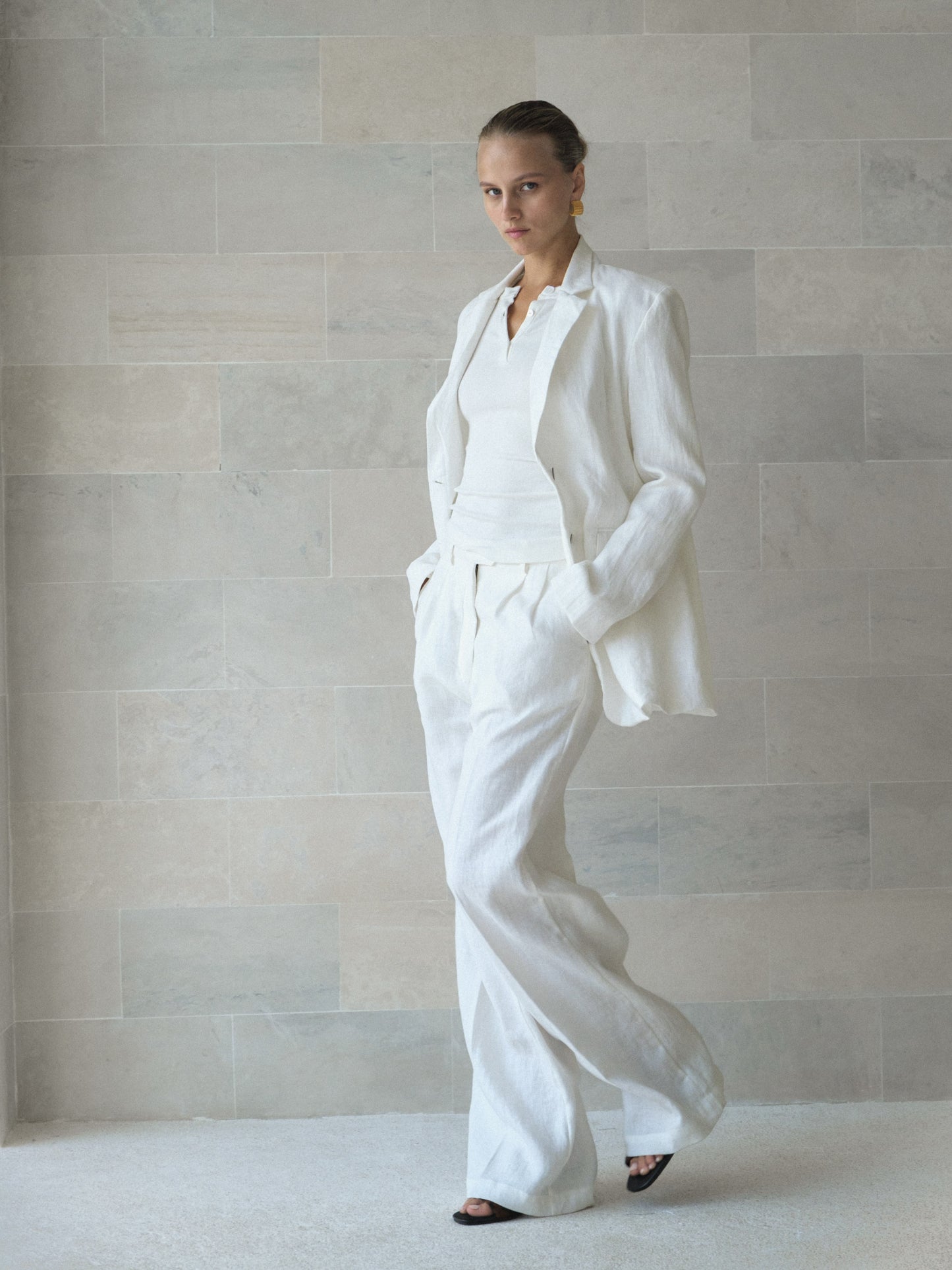 Linen Pleat Pant - l u • c i e e