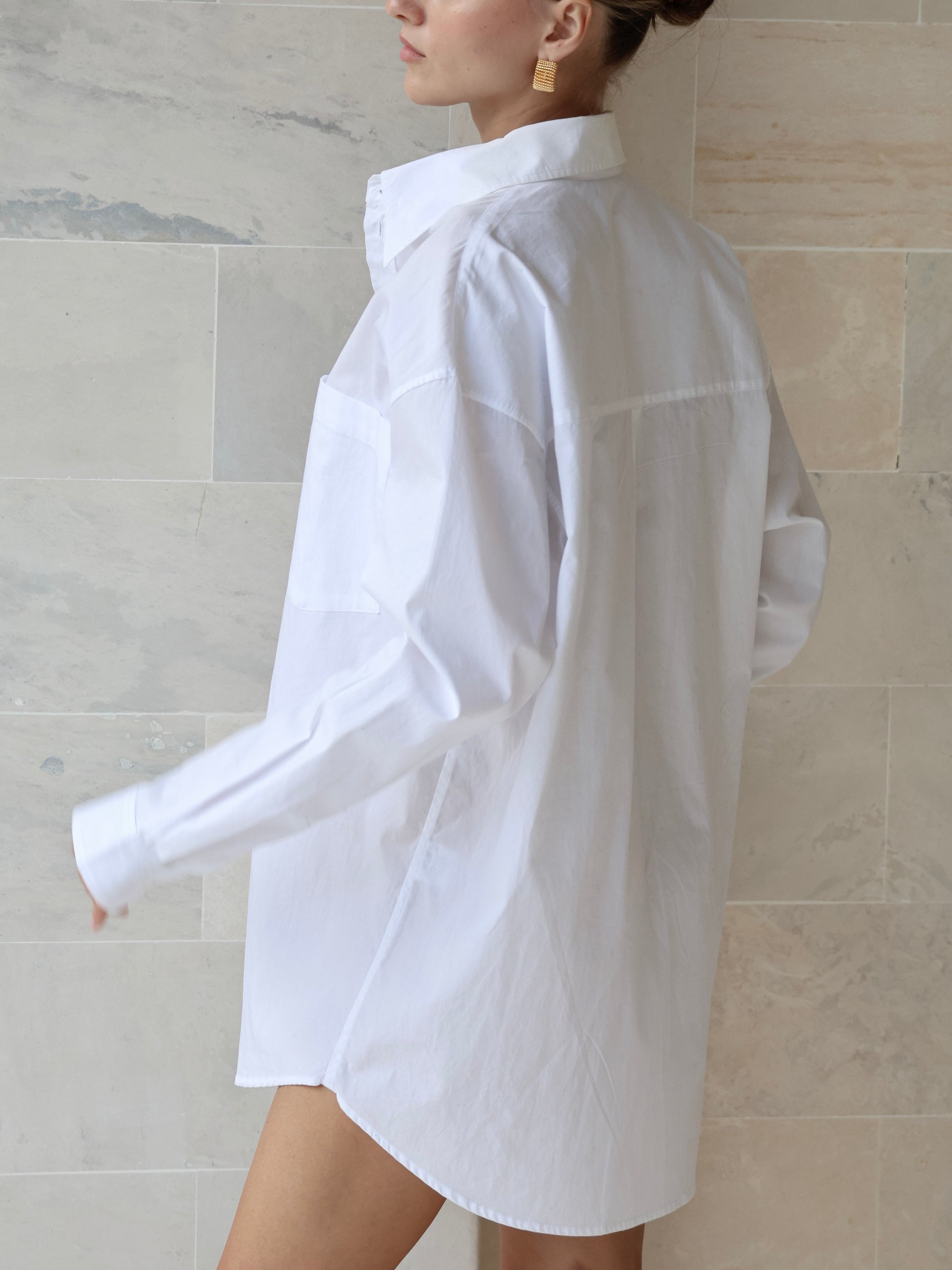Cotton Poplin Men's Shirt - l u • c i e e