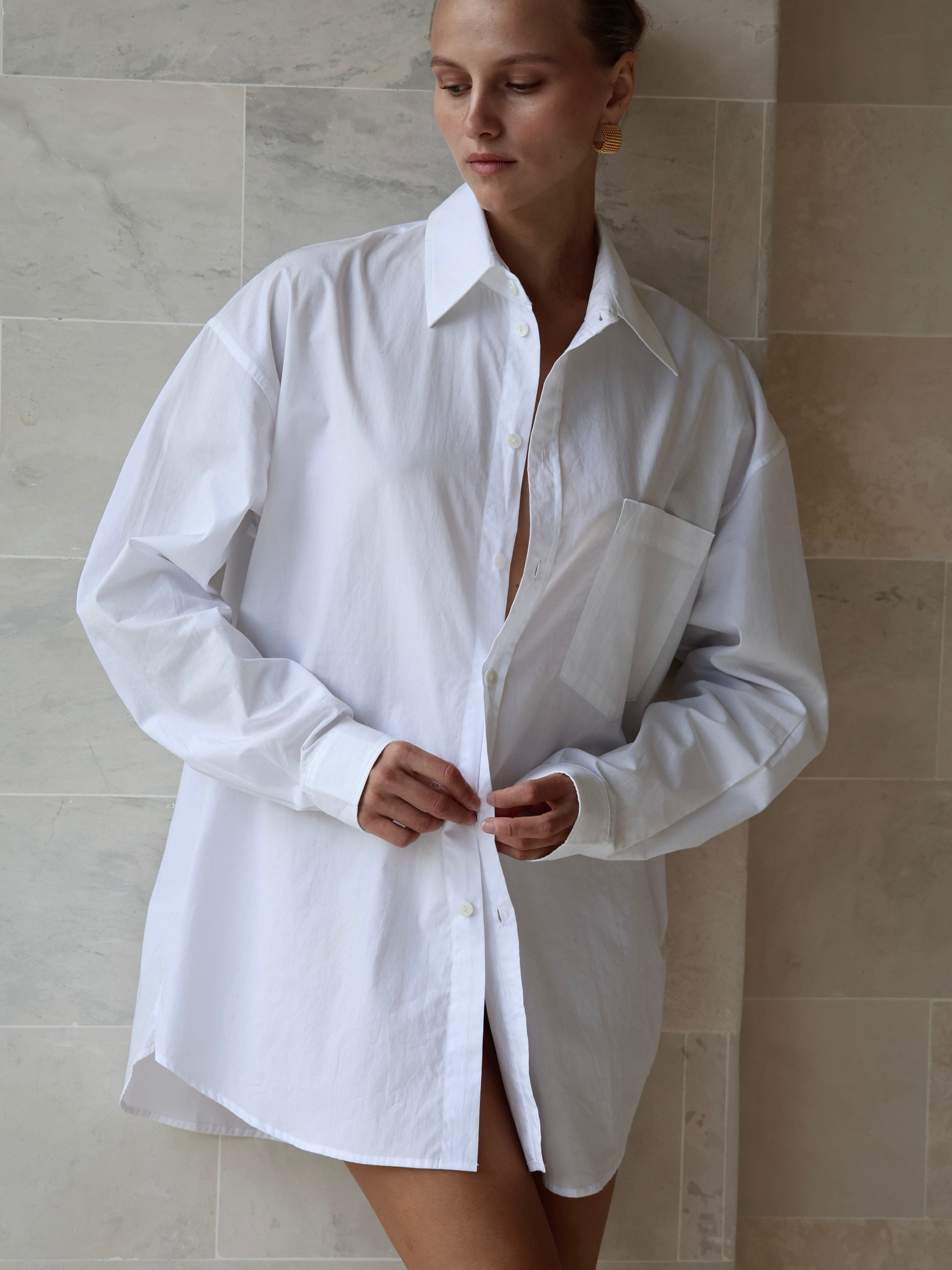 Cotton Poplin Men's Shirt - l u • c i e e