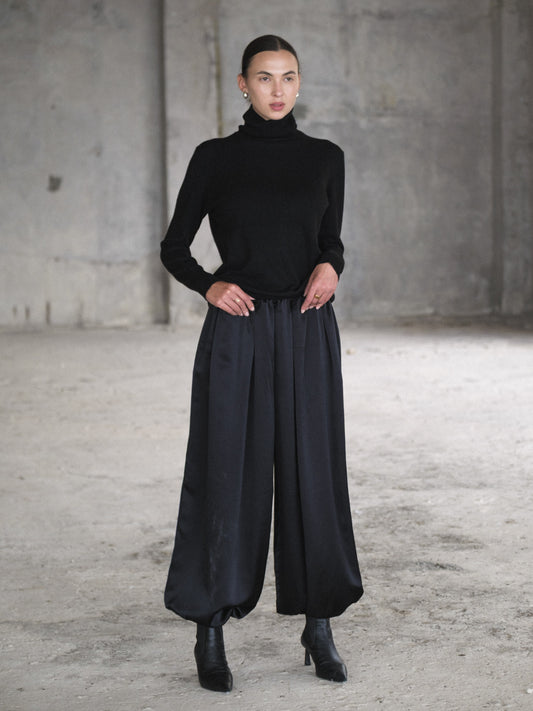 Mulberry Silk Balloon Pant - l u • c i e e