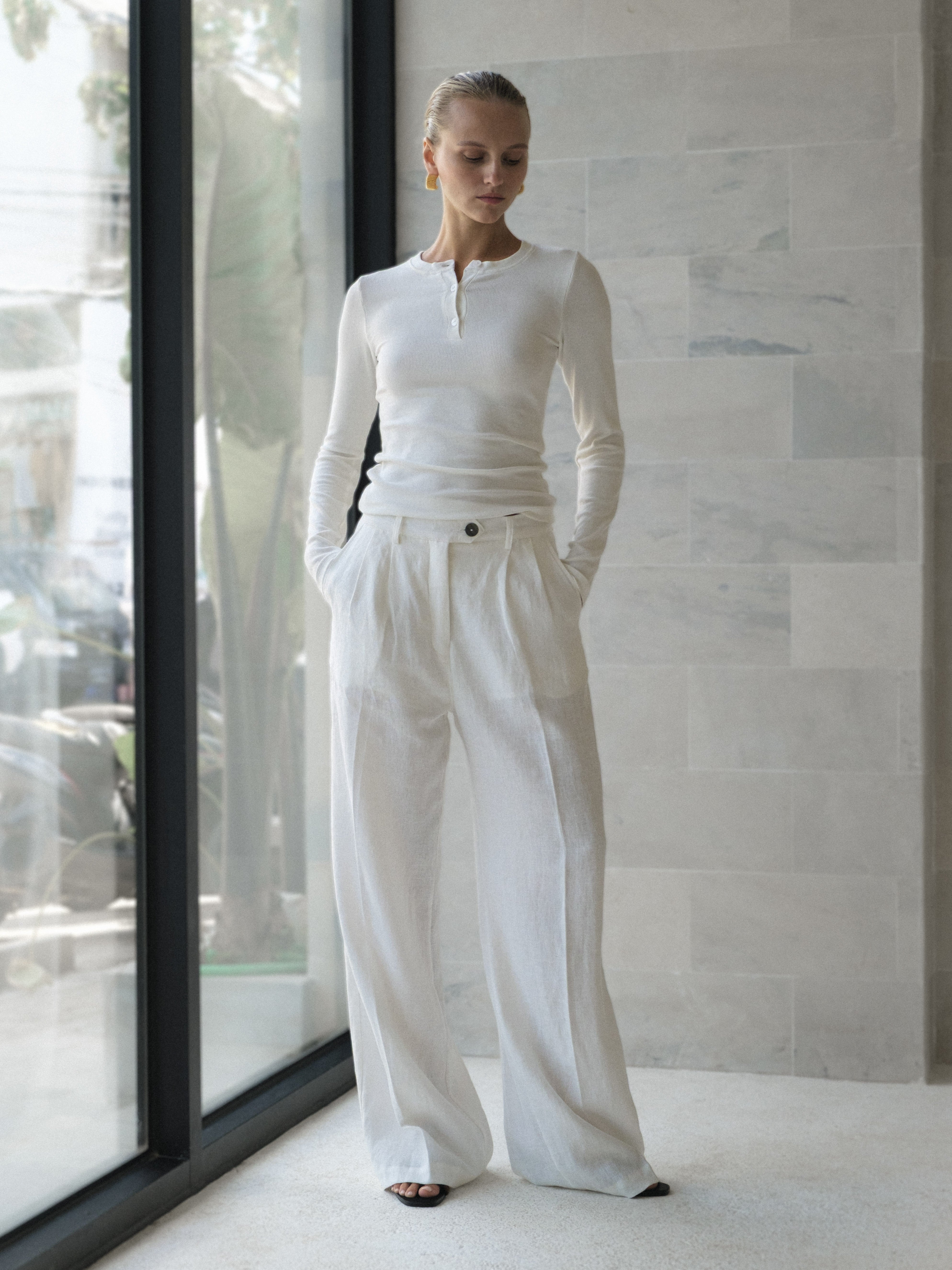 Linen Pleat Pant - l u • c i e e