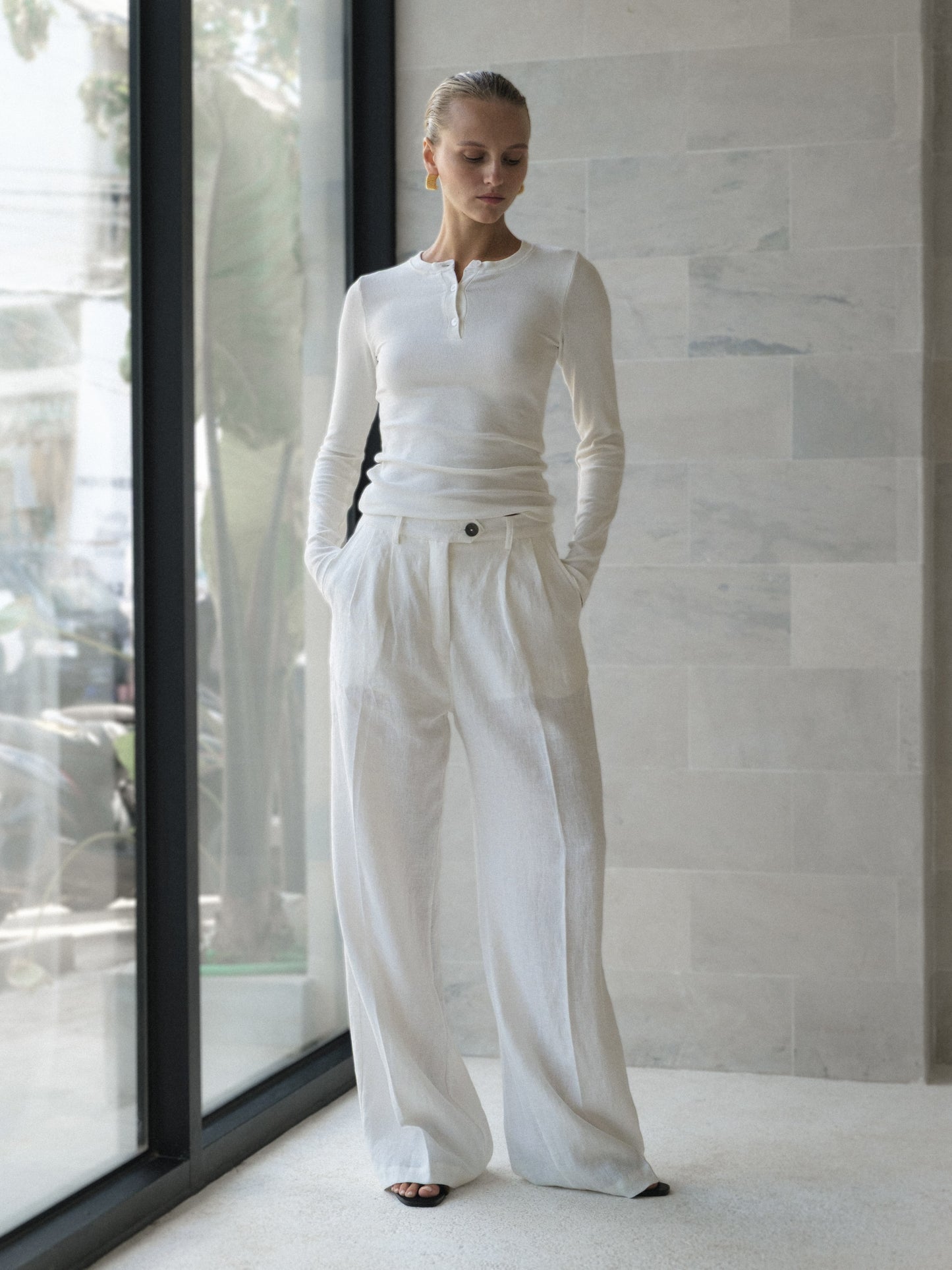 Linen Pleat Pant - l u • c i e e