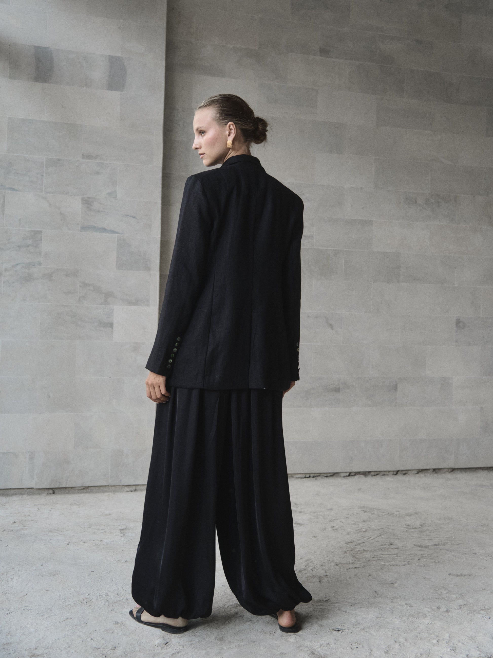 Mulberry Silk Balloon Pant - l u • c i e e