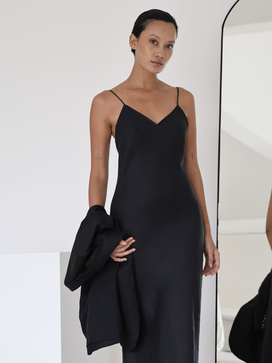 Linen Slip Dress - l u • c i e e