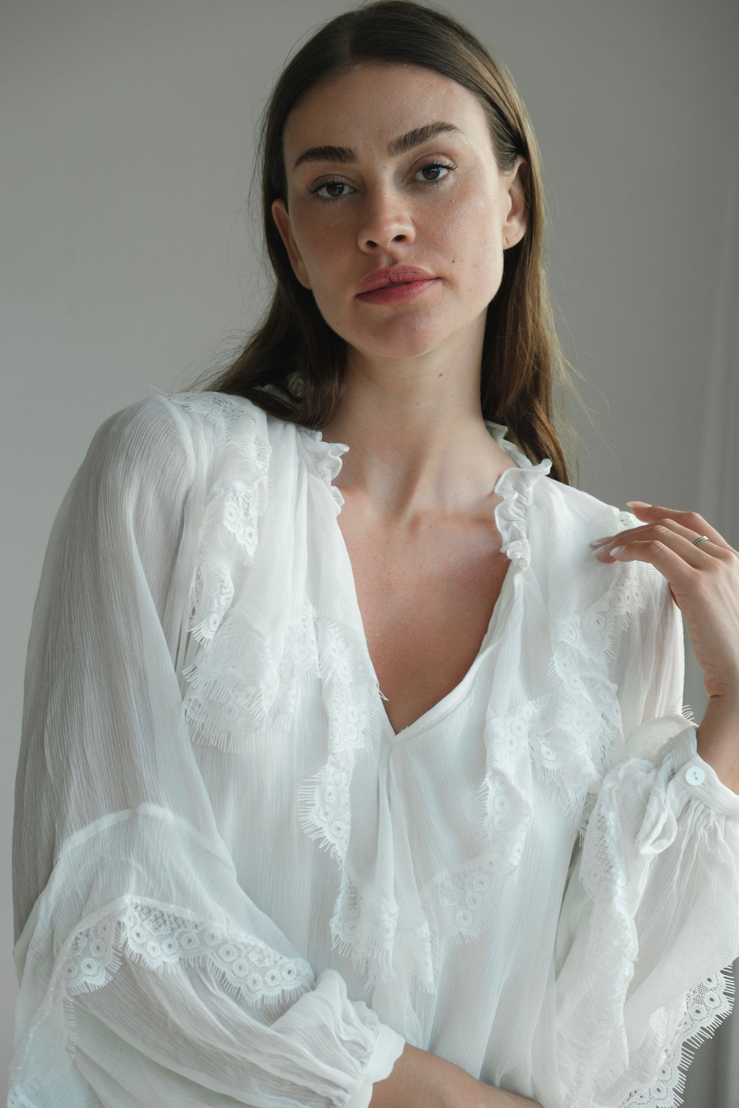 Aurora Ruffle Blouse - l u • c i e e
