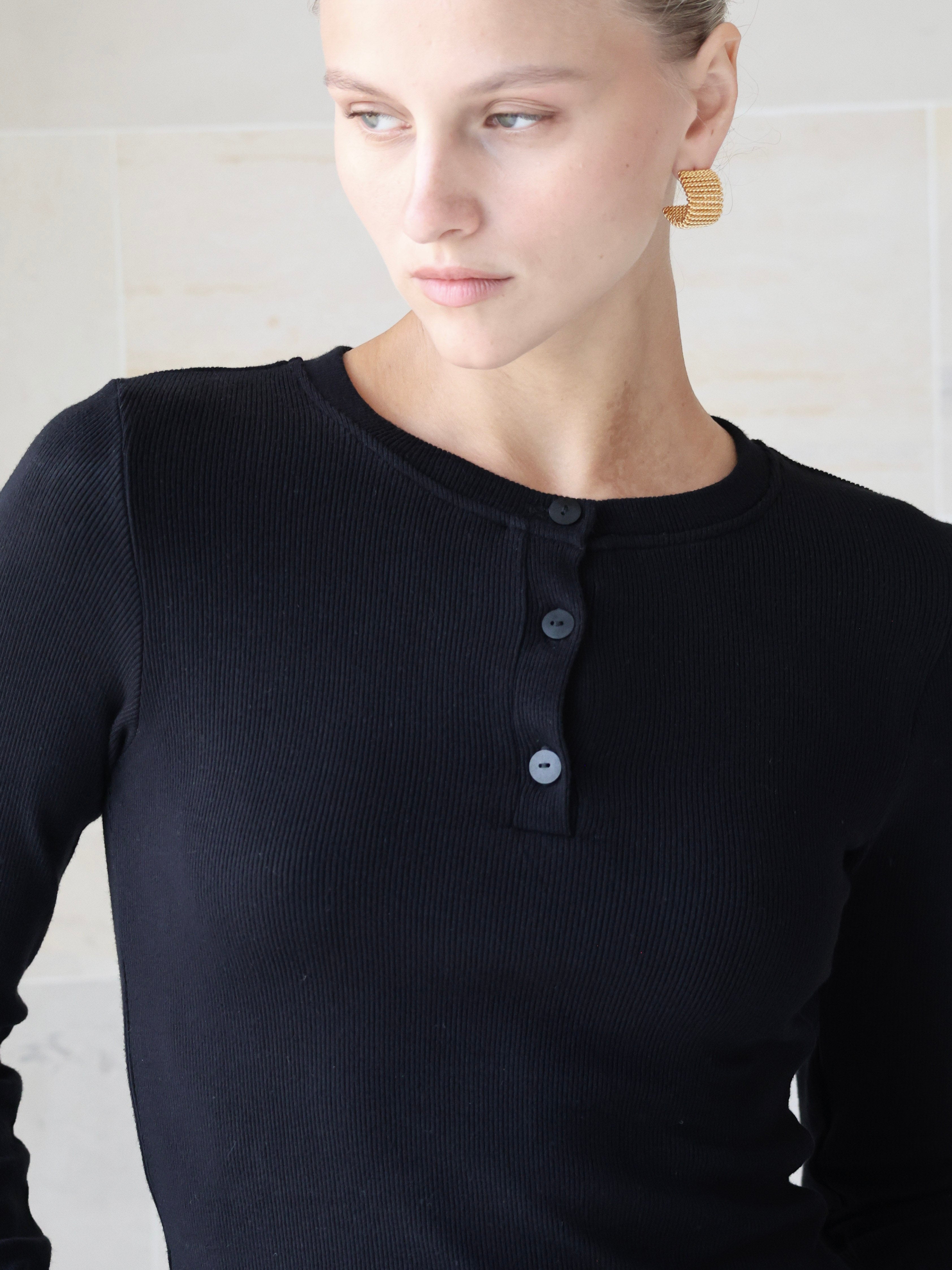 Rib Long Sleeve Tee - l u • c i e e