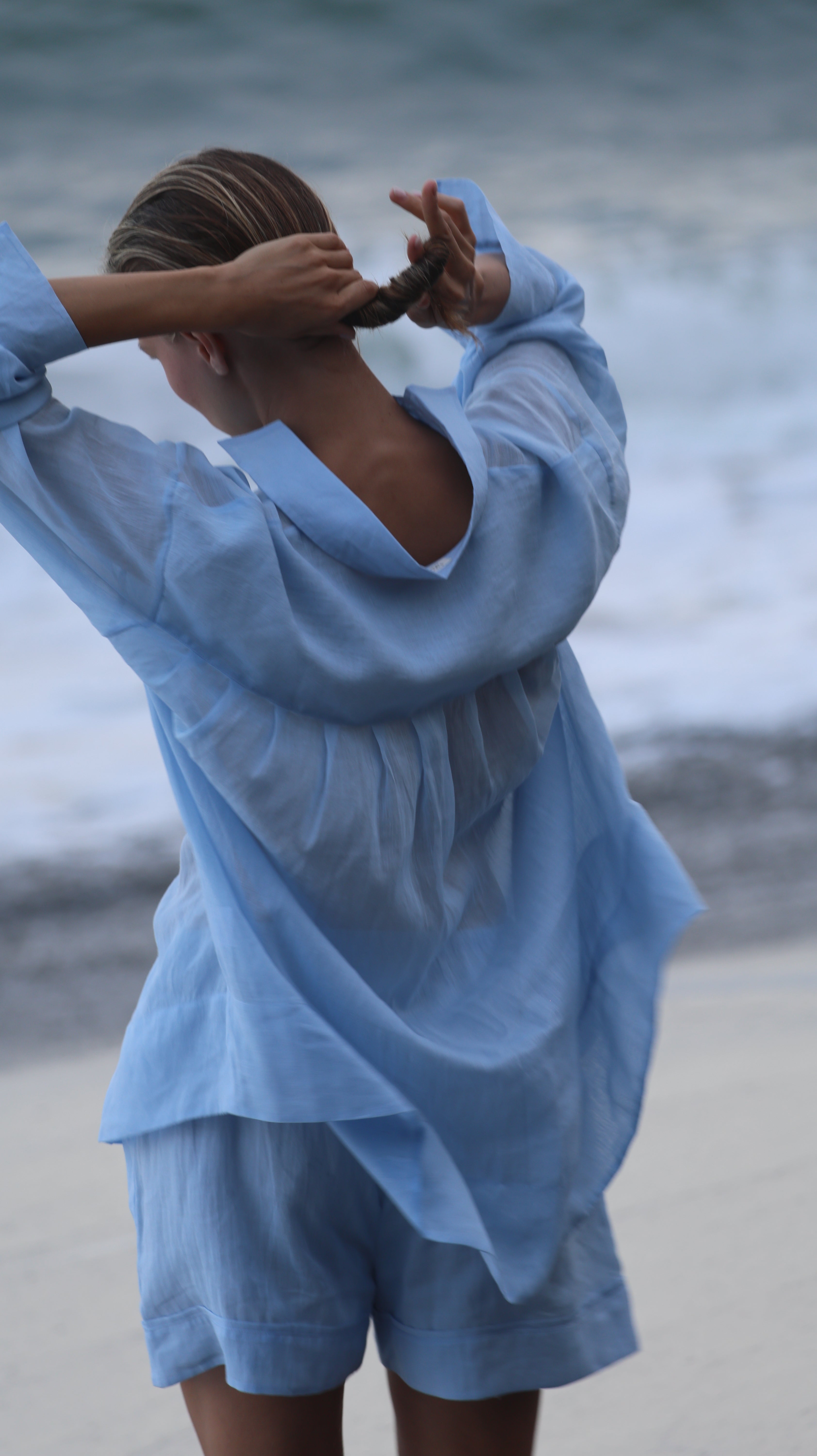 Oversized Ramie Shirt - l u • c i e e