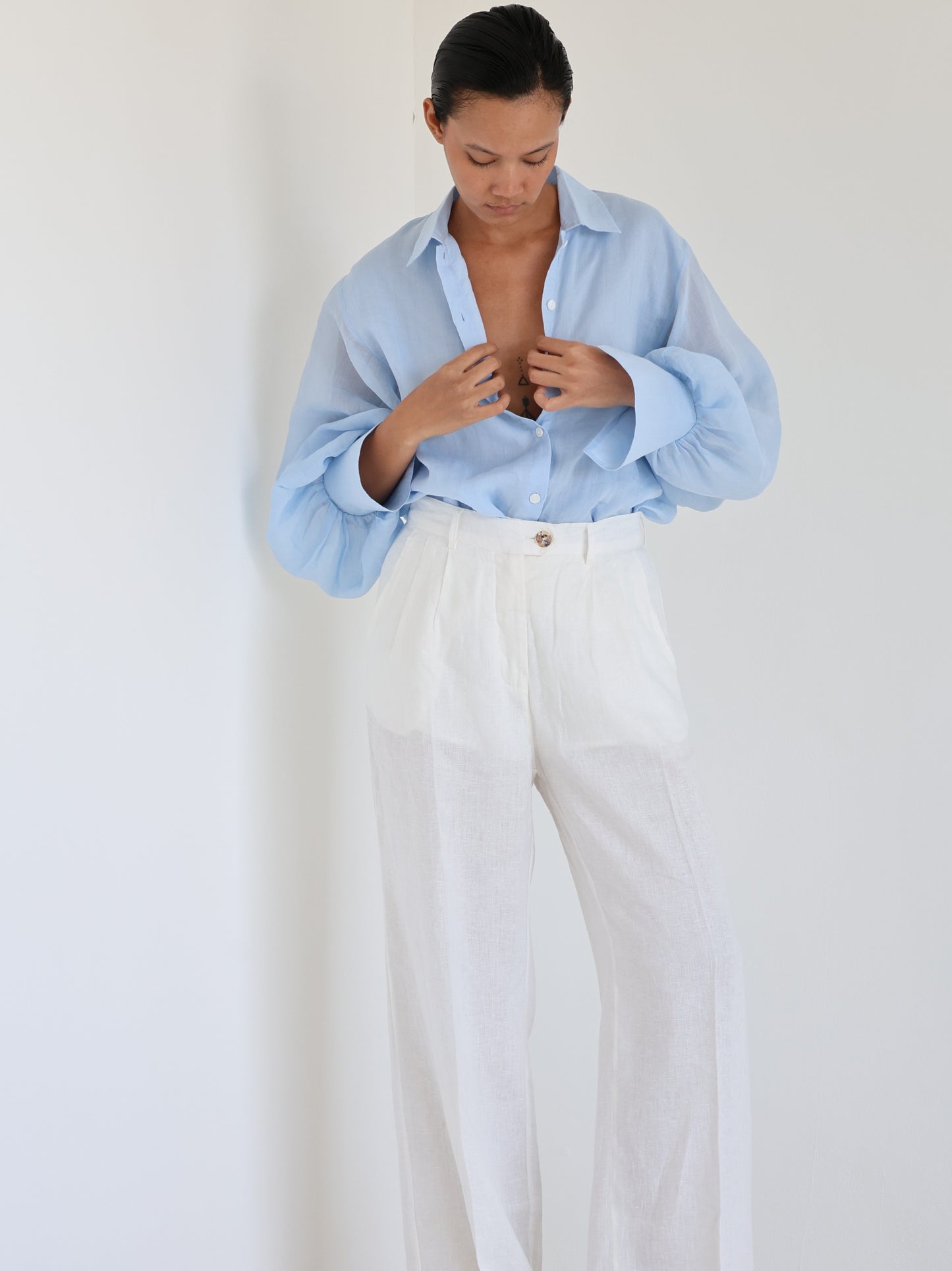 Linen Pleat Pant - l u • c i e e