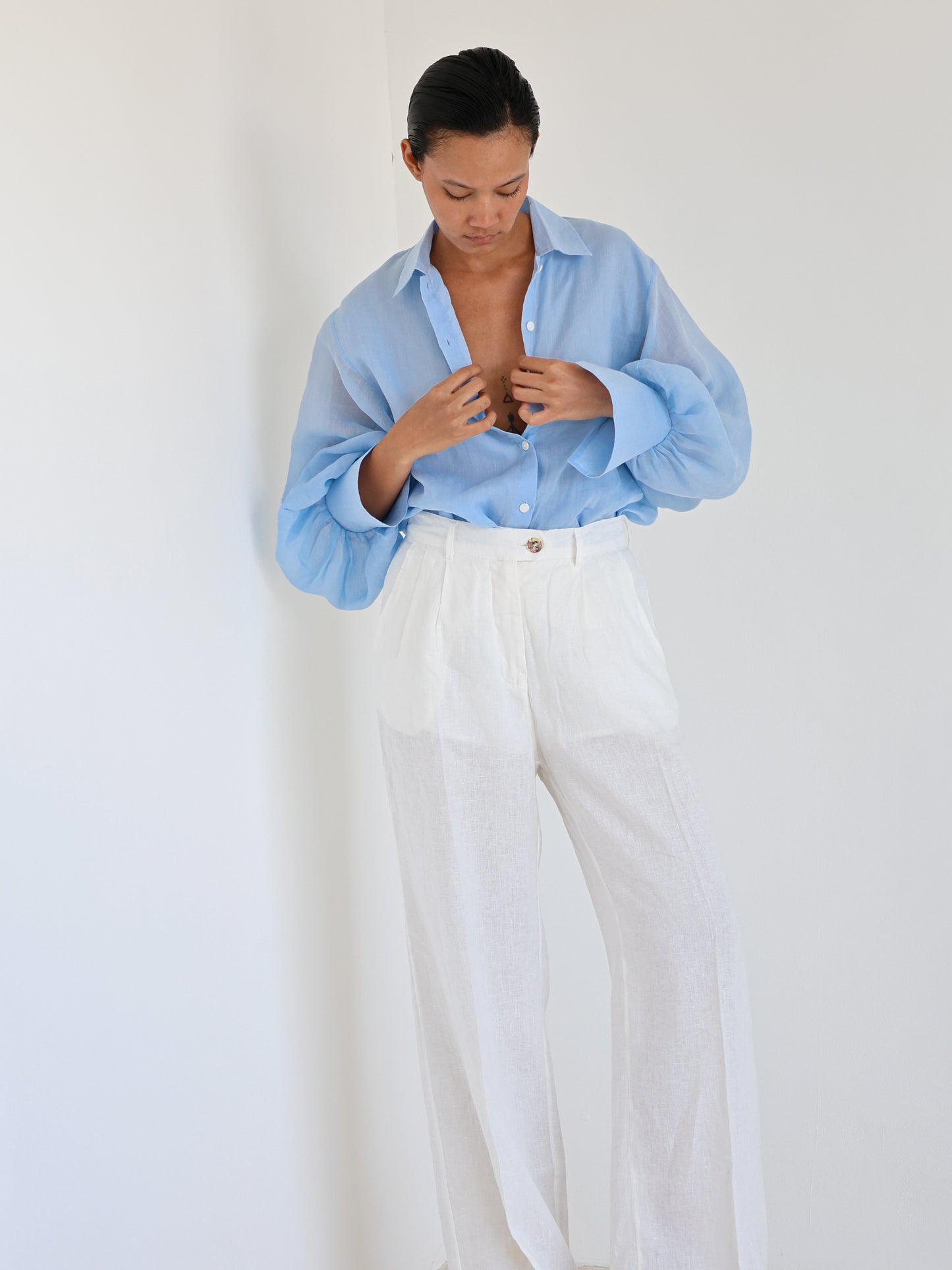Linen Pleat Pant - l u • c i e e
