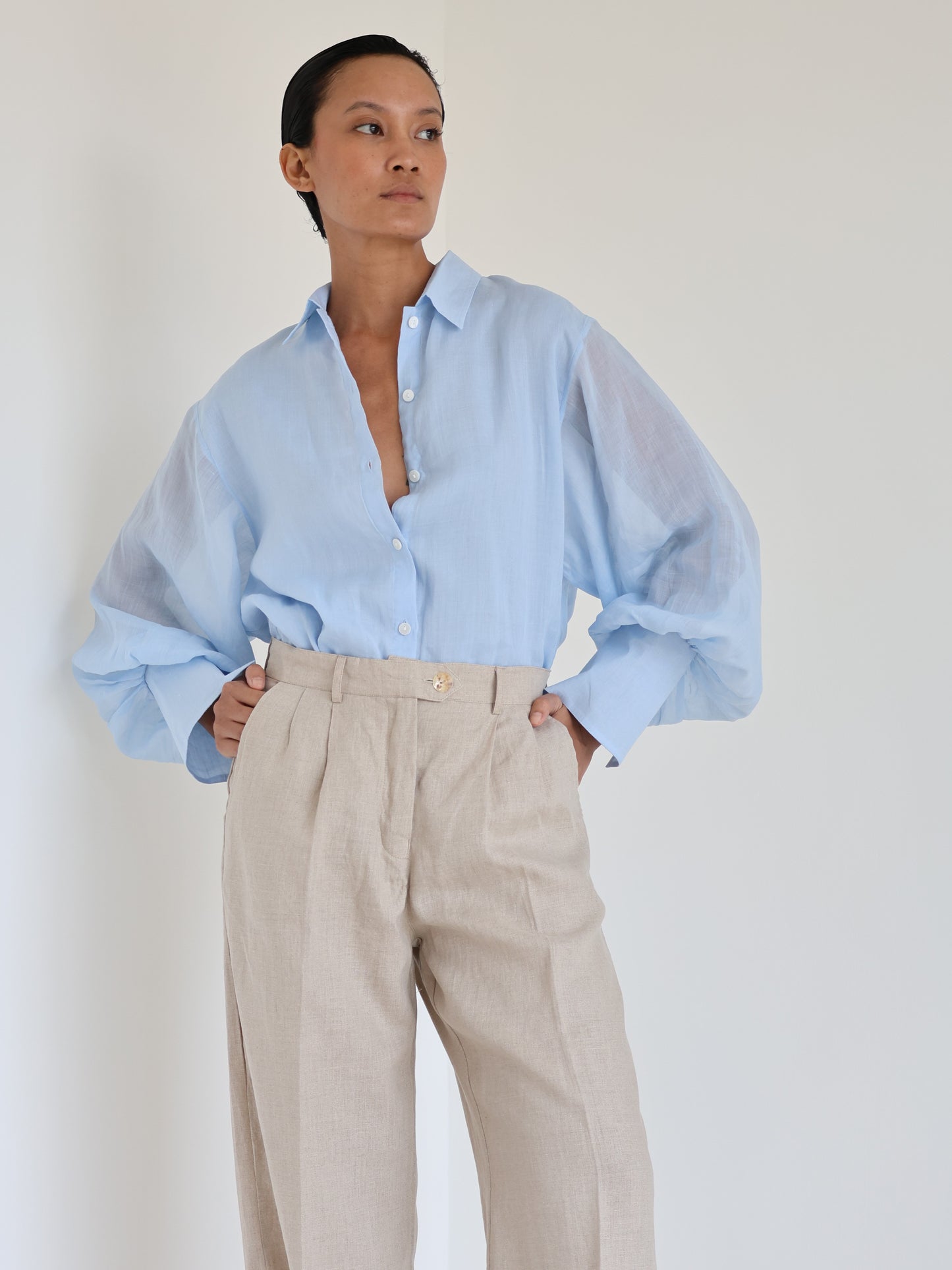 Linen Pleat Pant - l u • c i e e