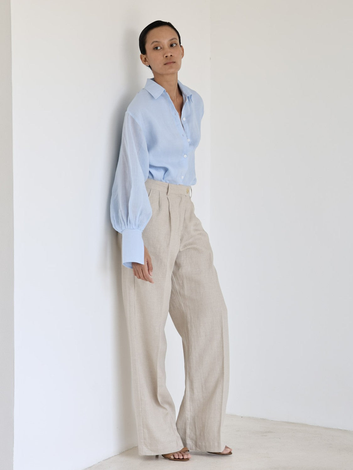 Linen Pleat Pant - l u • c i e e