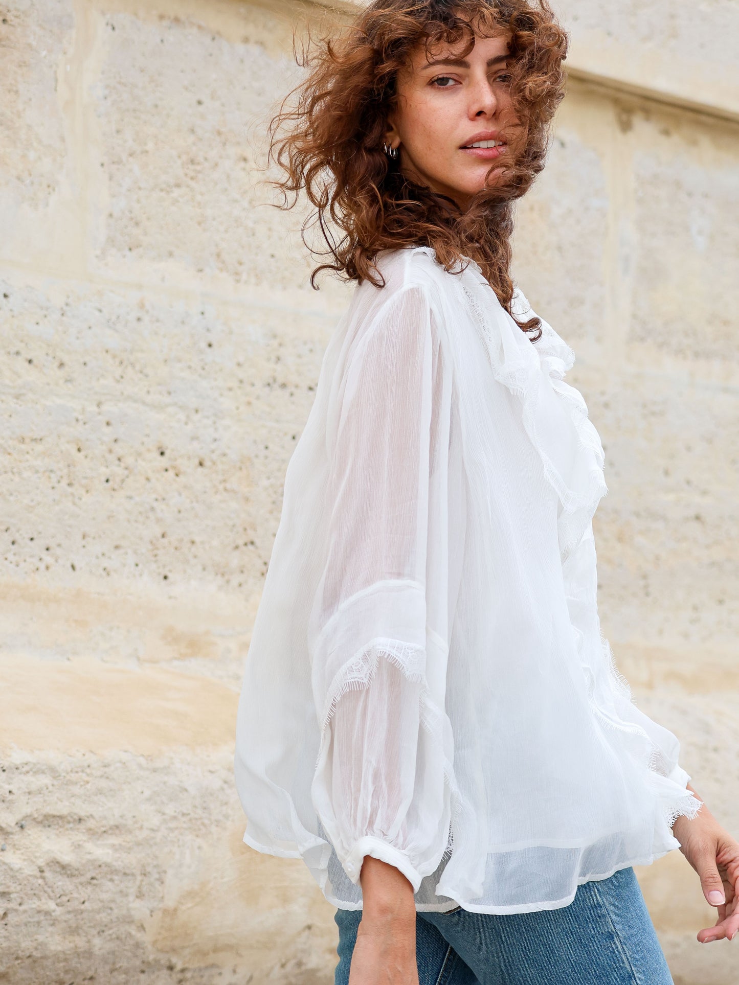 Aurora Ruffle Blouse - l u • c i e e