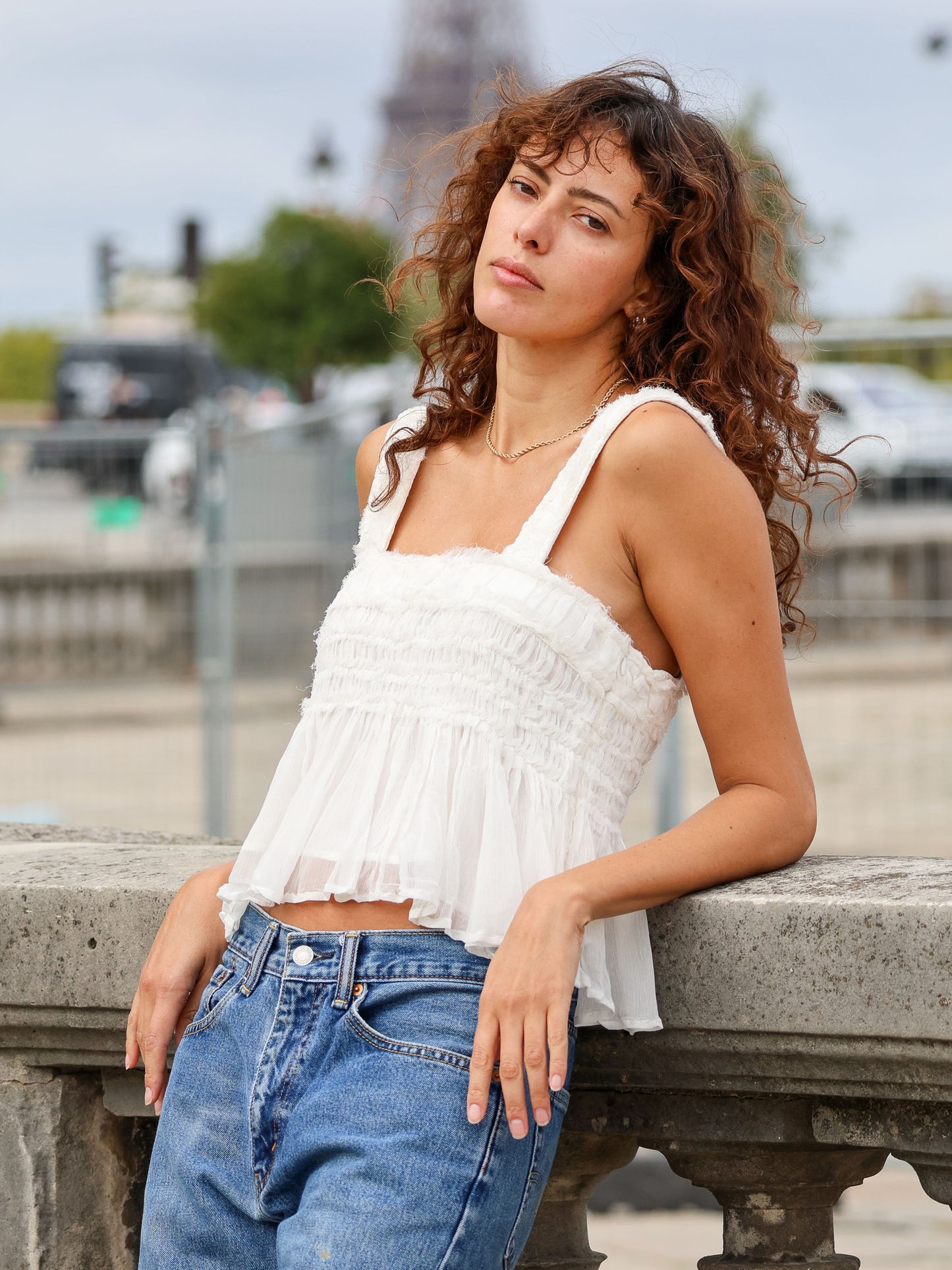 Chiffon Ruffle Top - l u • c i e e