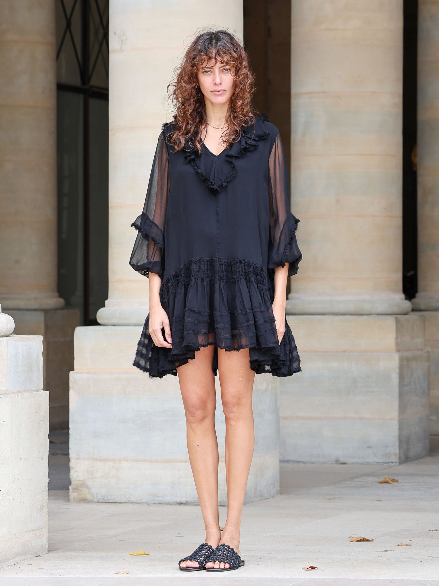 Atelier Leather Slides - l u • c i e e