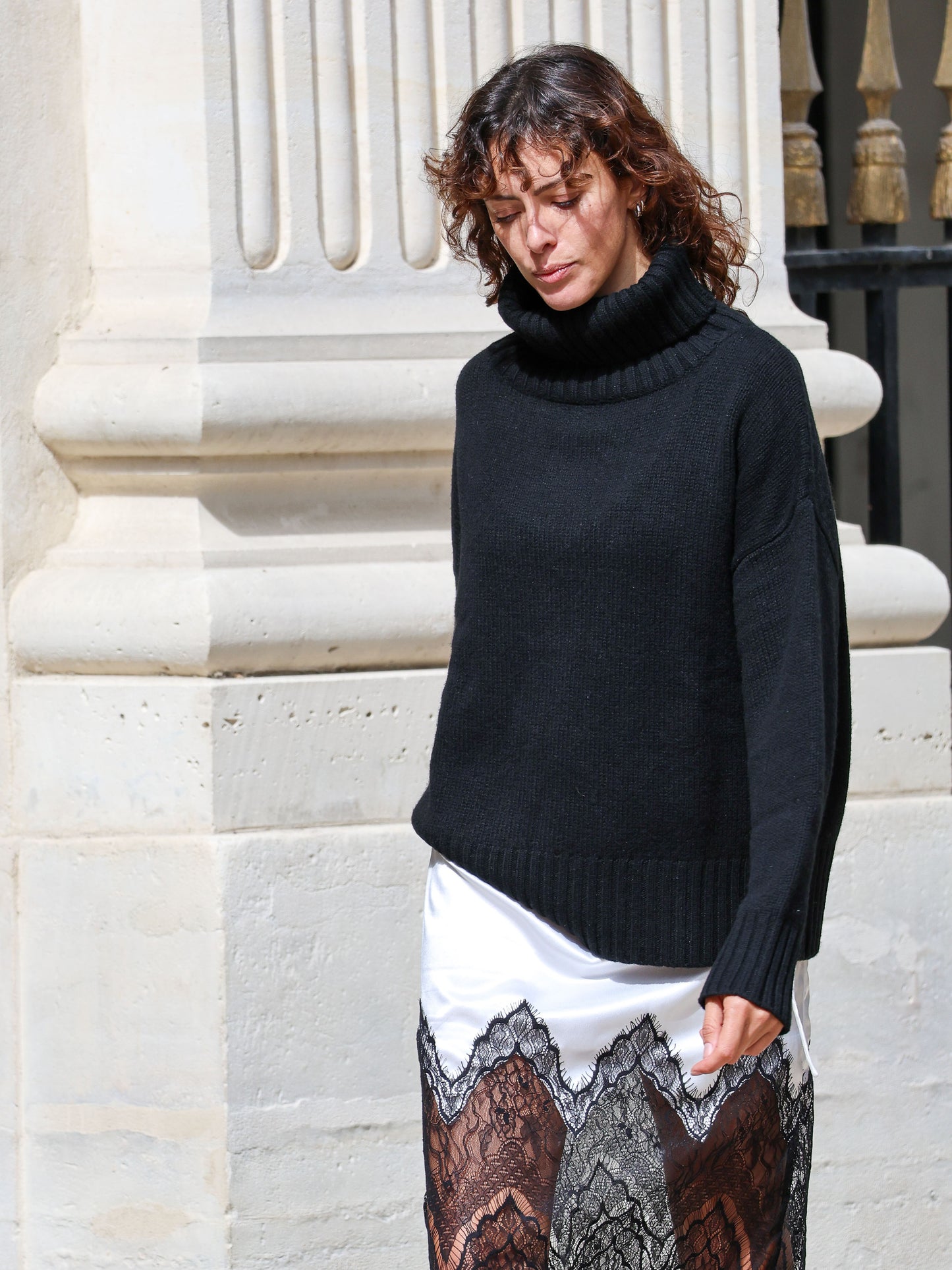 Silk & Lace Skirt - l u • c i e e