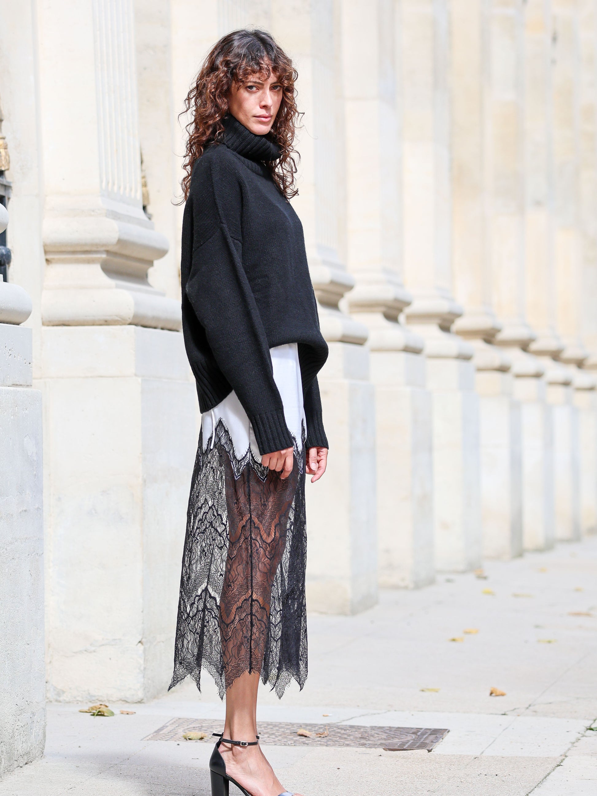 Silk & Lace Skirt - l u • c i e e
