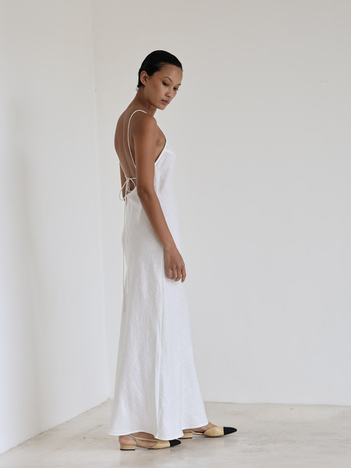 Linen Slip Dress - l u • c i e e