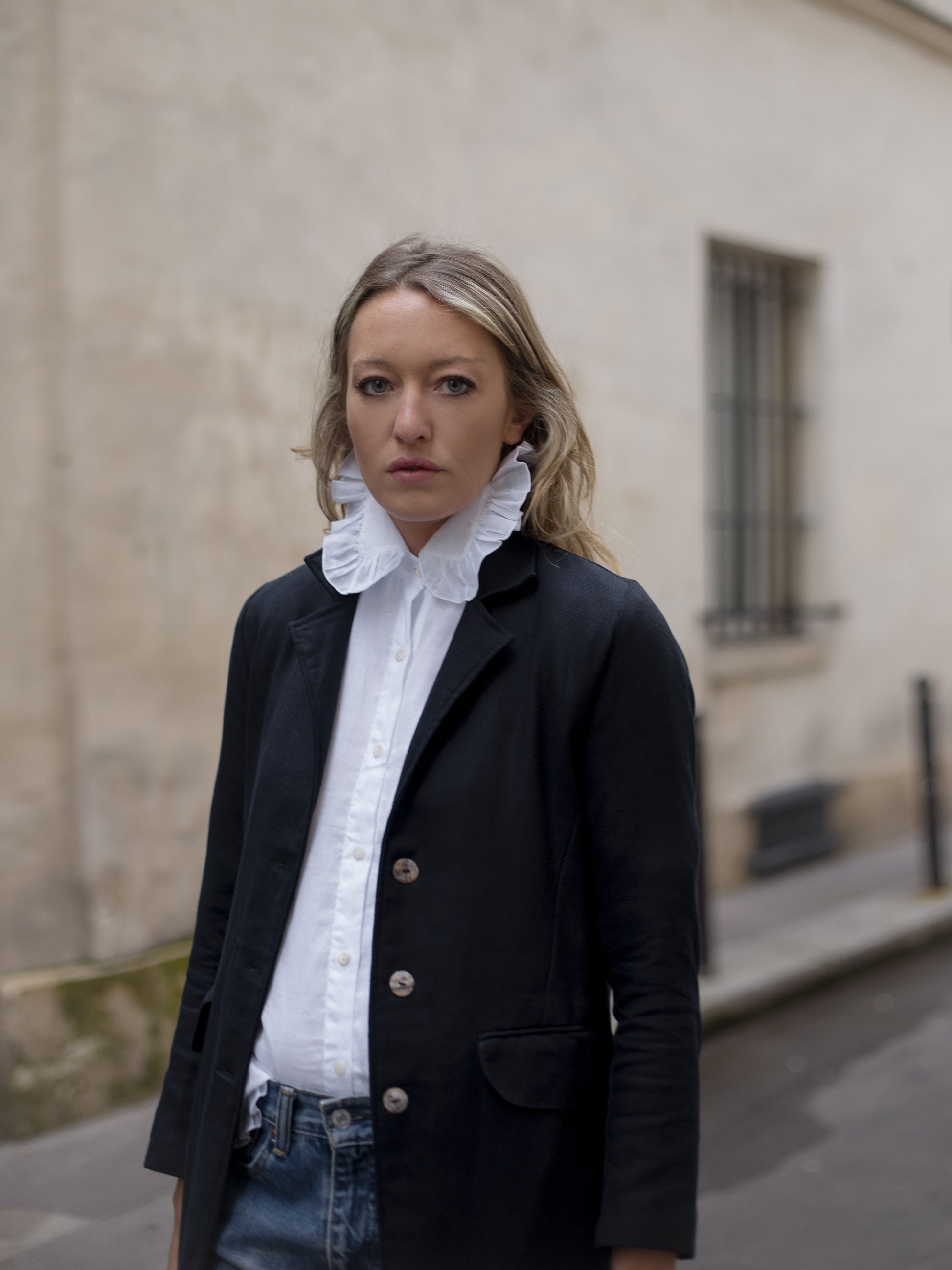 02 Oxford Coat in Black - l u • c i e e