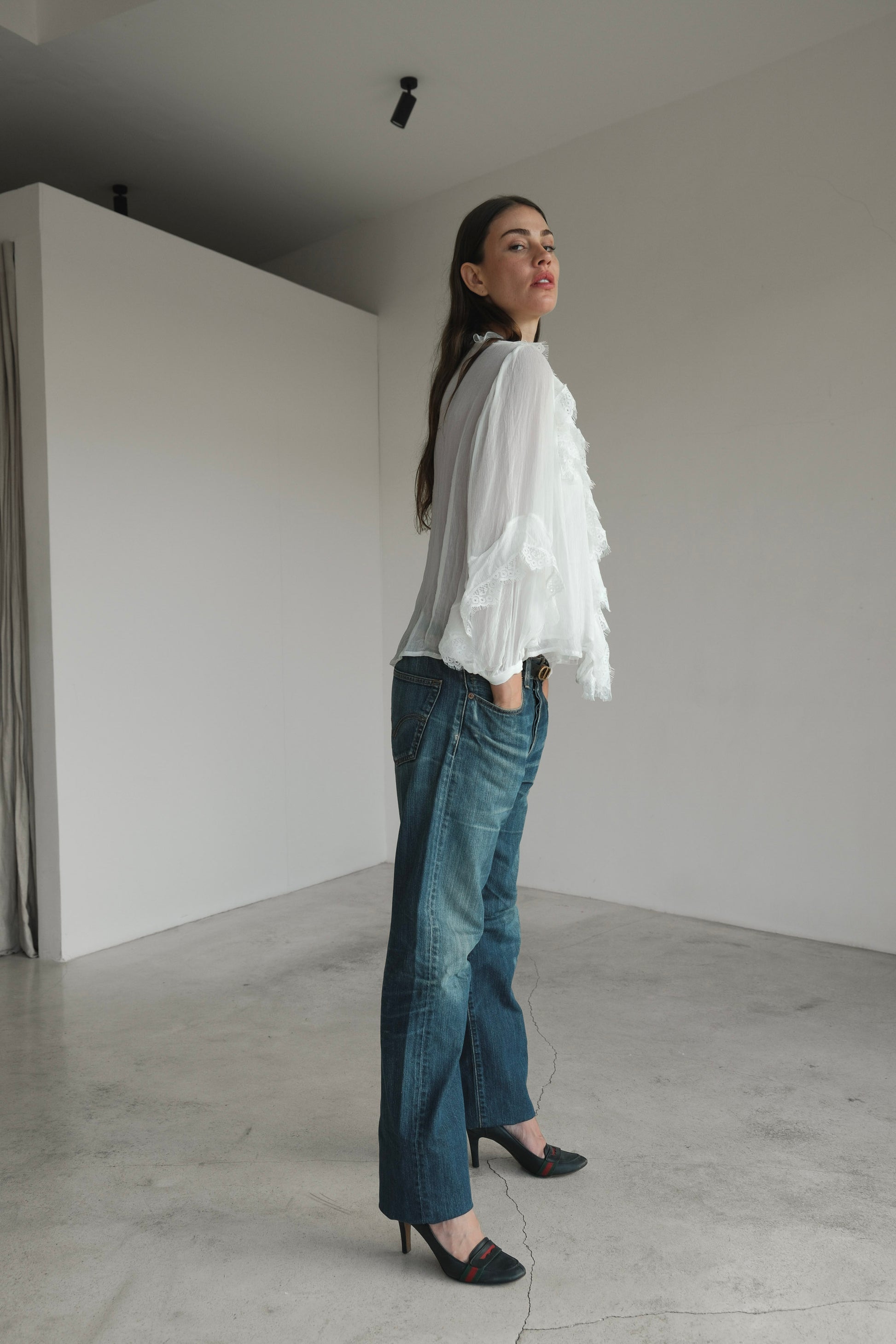 Aurora Ruffle Blouse - l u • c i e e