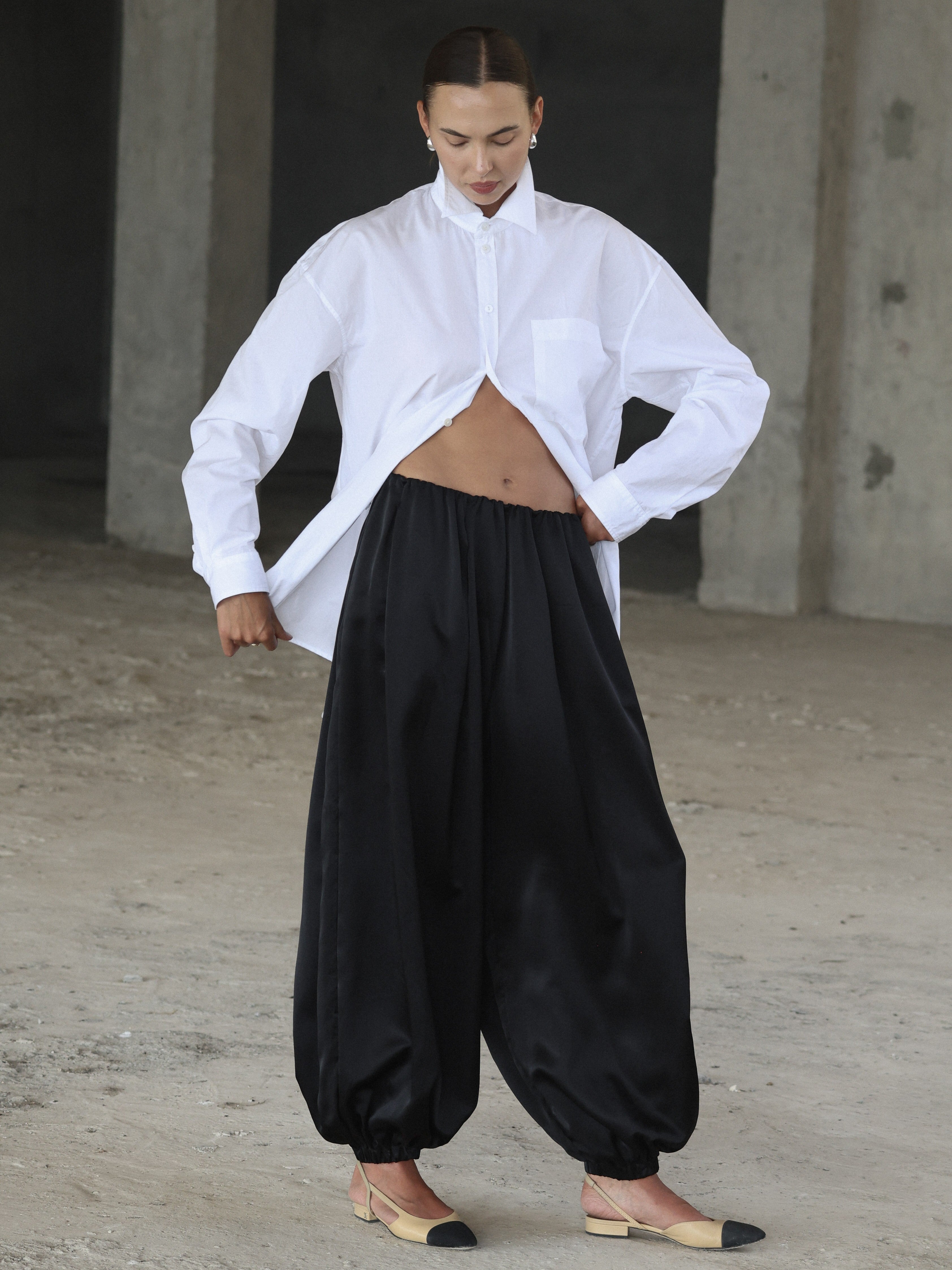Linen Pleat Shorts - l u • c i e e