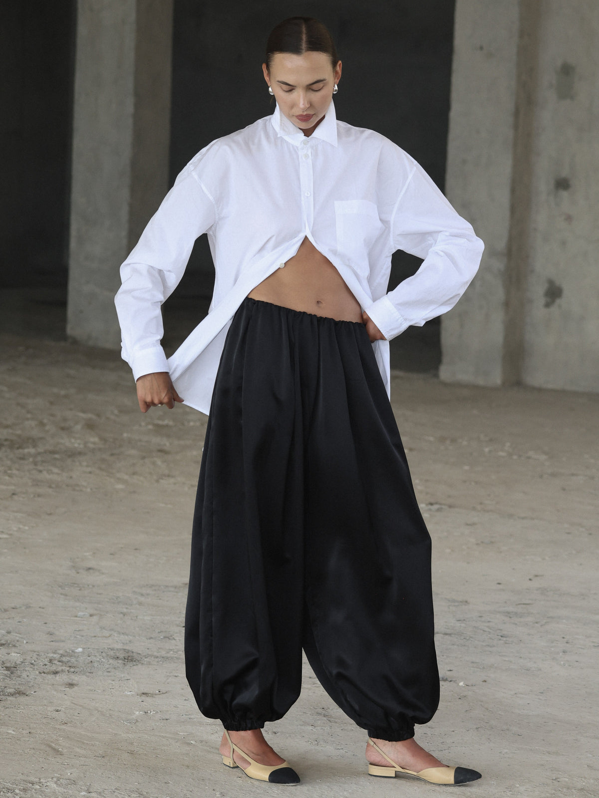 Linen Pleat Shorts - l u • c i e e