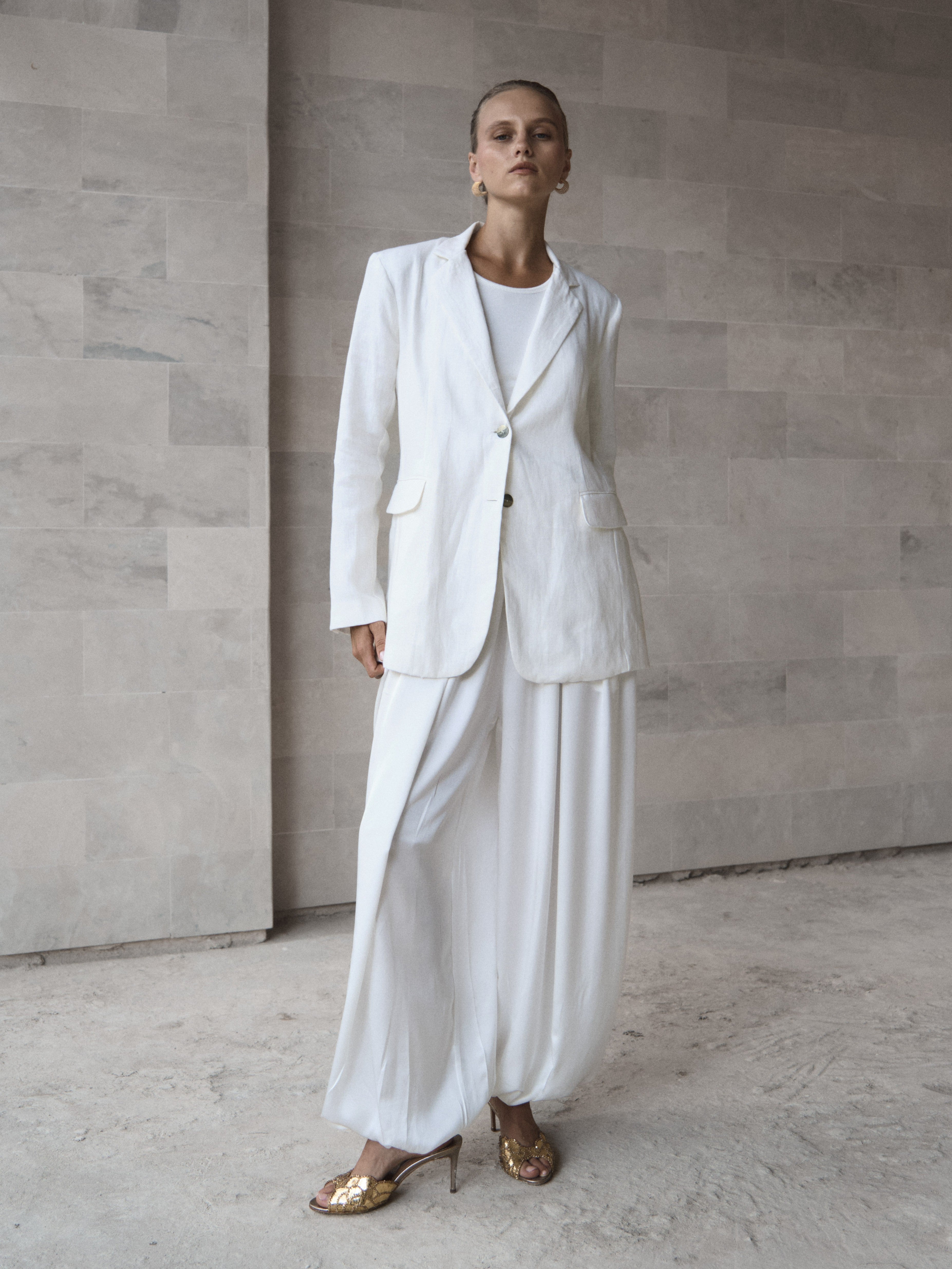 Mulberry Silk Balloon Pant - l u • c i e e
