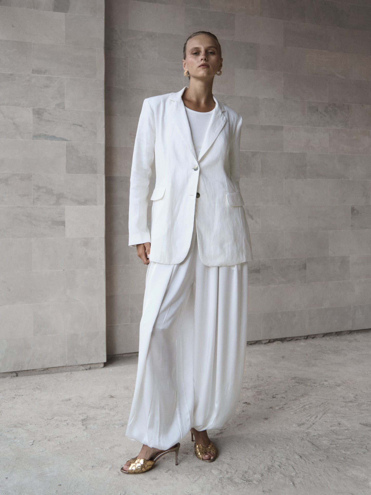 Mulberry Silk Balloon Pant - l u • c i e e