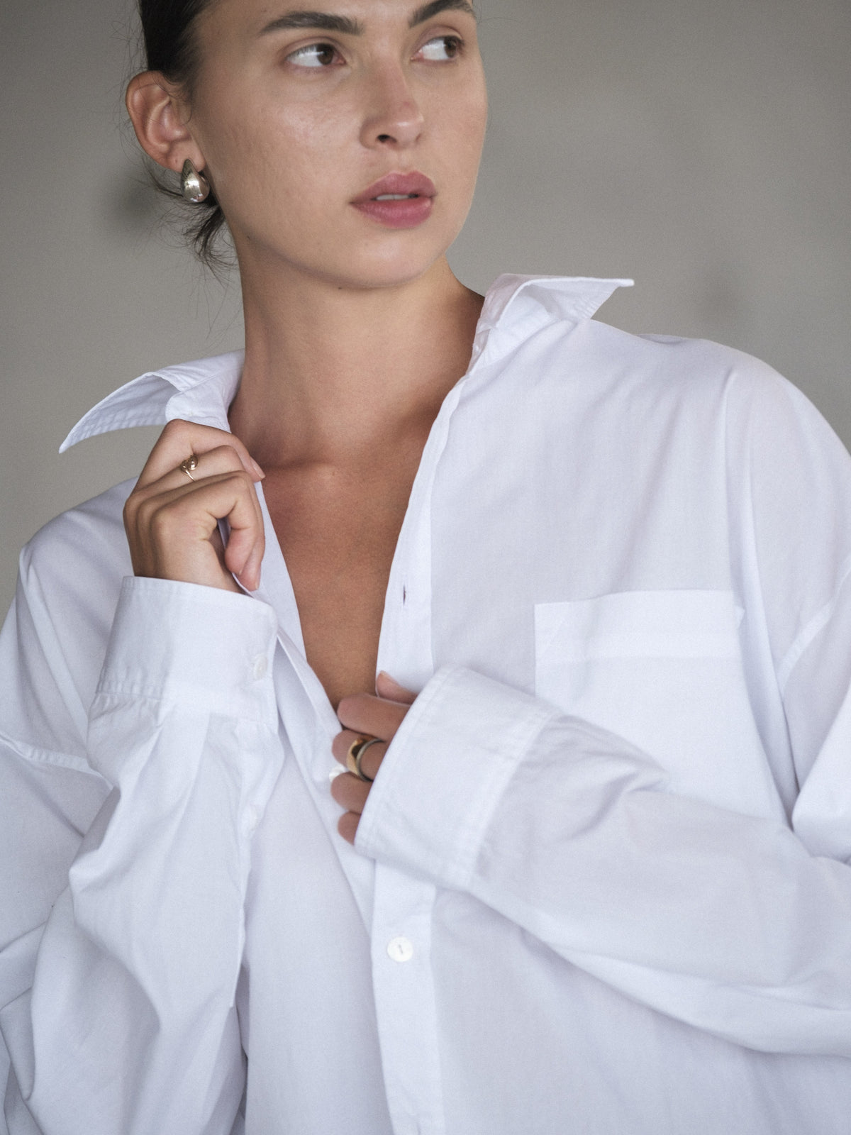 Cotton Poplin Men's Shirt - l u • c i e e