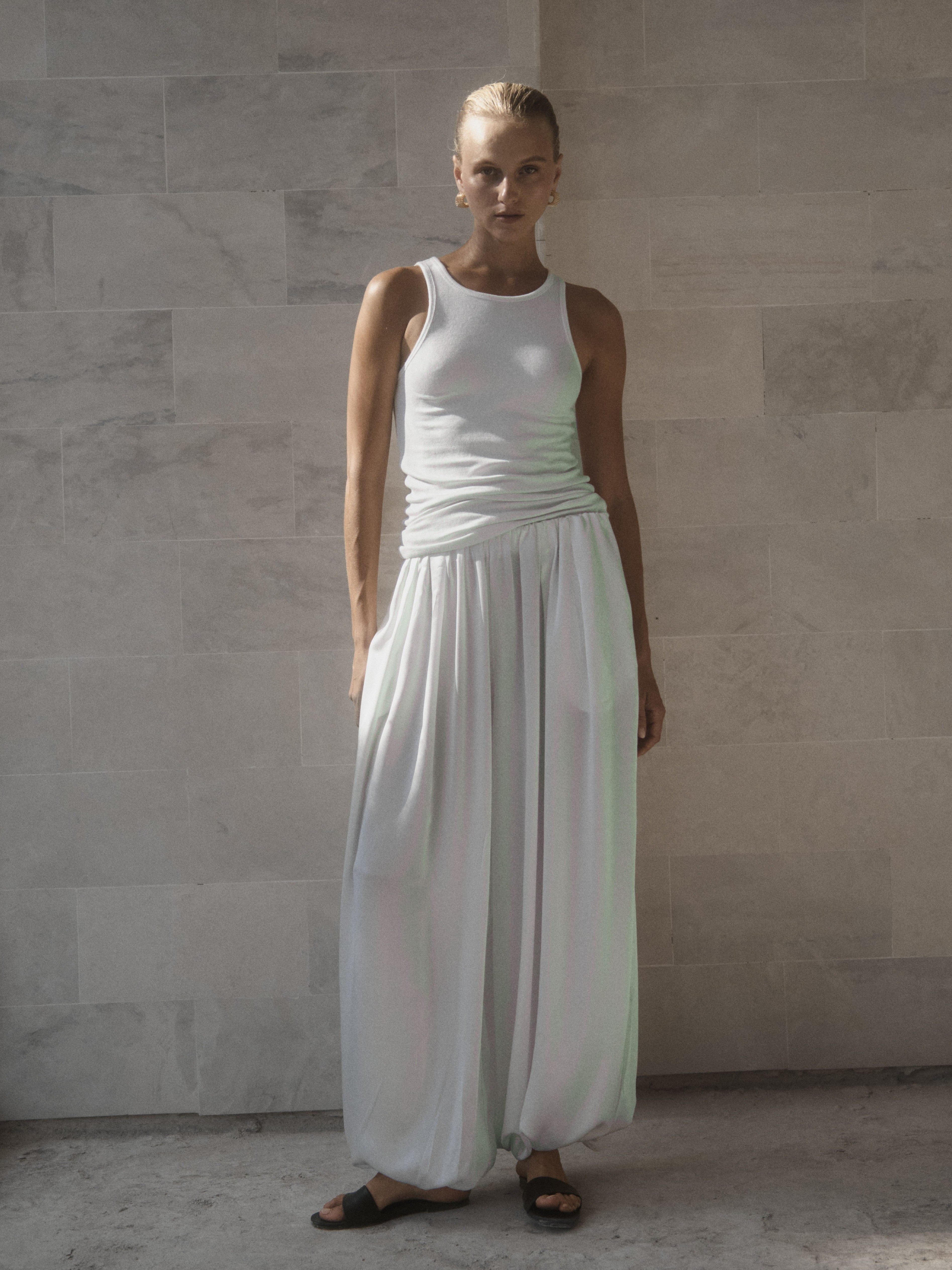 Mulberry Silk Balloon Pant - l u • c i e e