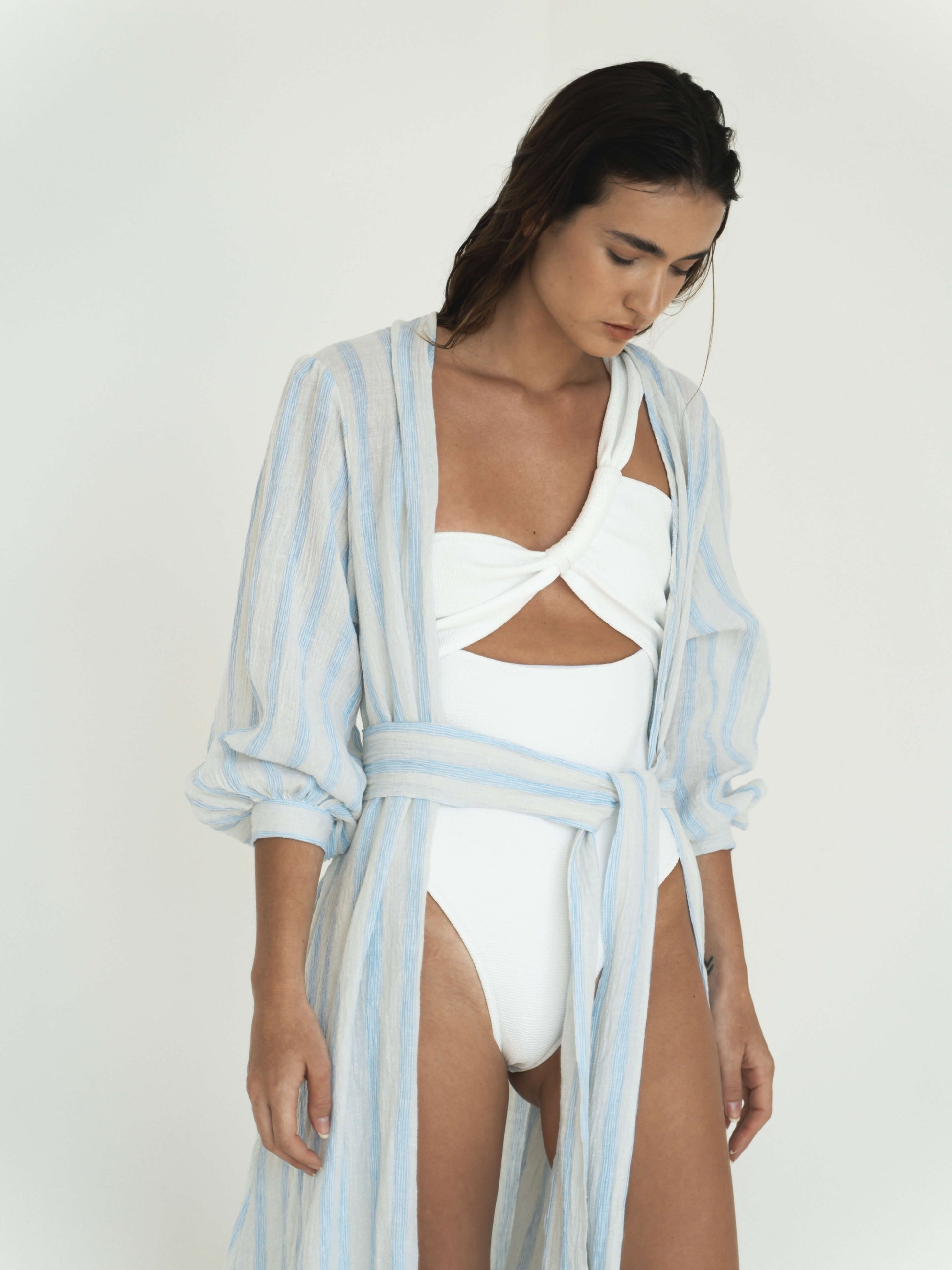 Honeycomb One Piece Swimsuit in Black - l u • c i e e