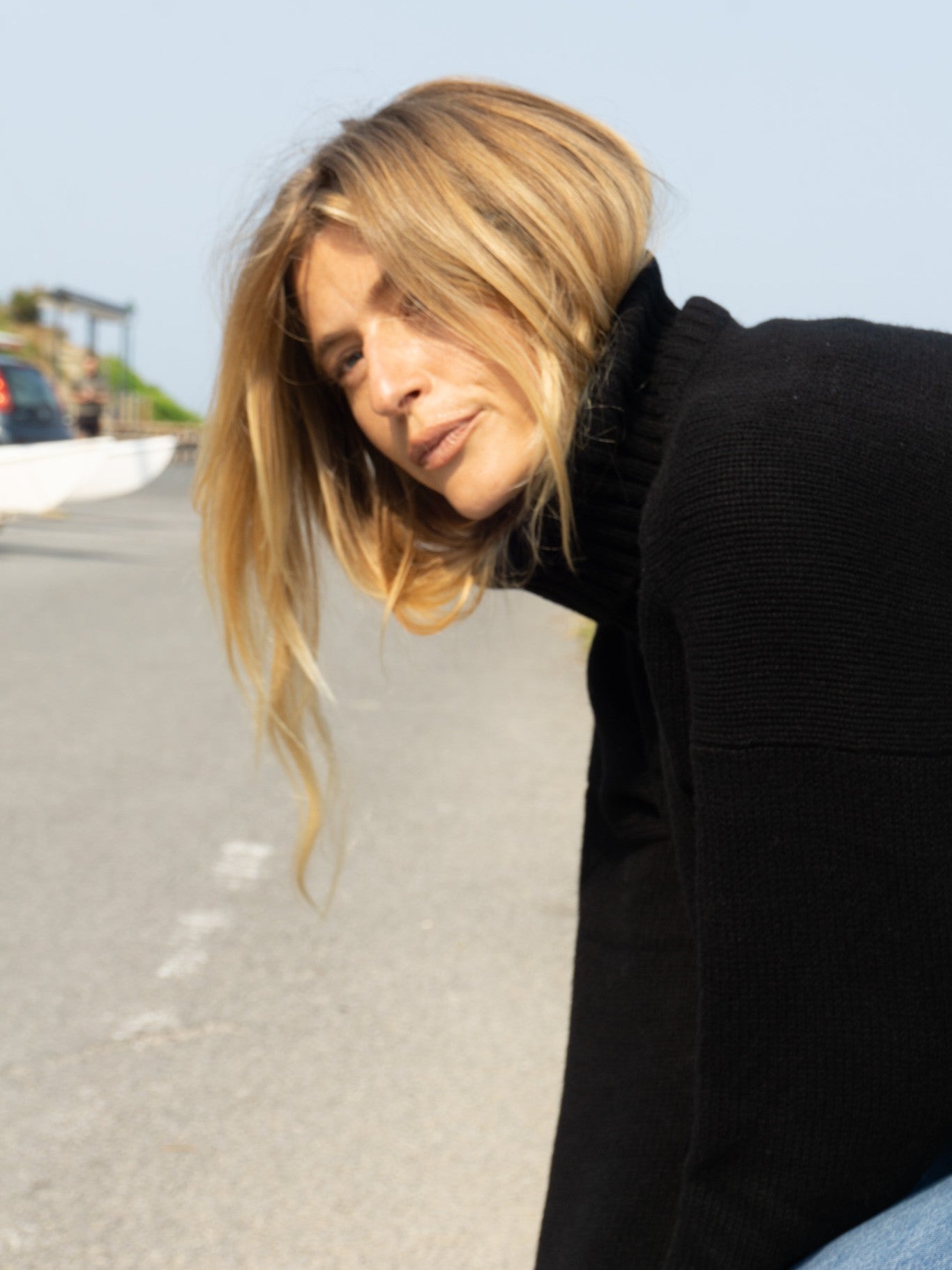 Merino Wool Neck Sweater