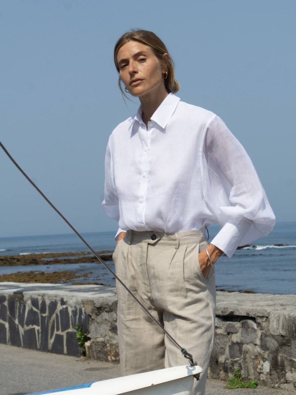 Linen Pleat Pant - l u • c i e e