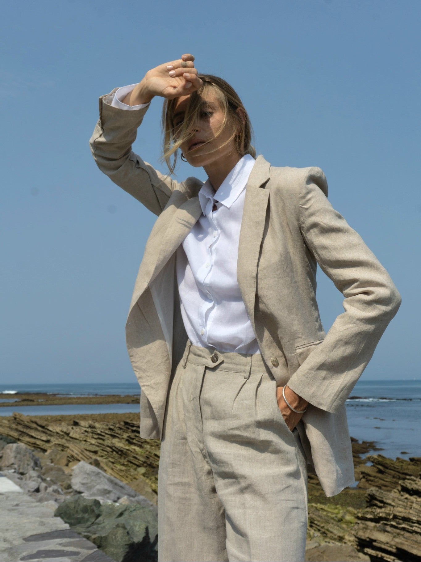 Linen Pleat Pant - l u • c i e e