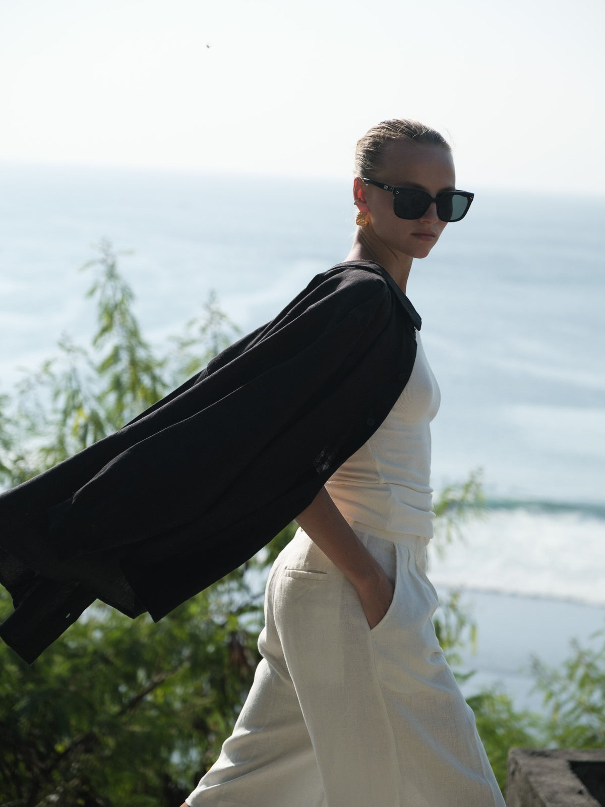 Linen Oversized Men's Shirt - l u • c i e e